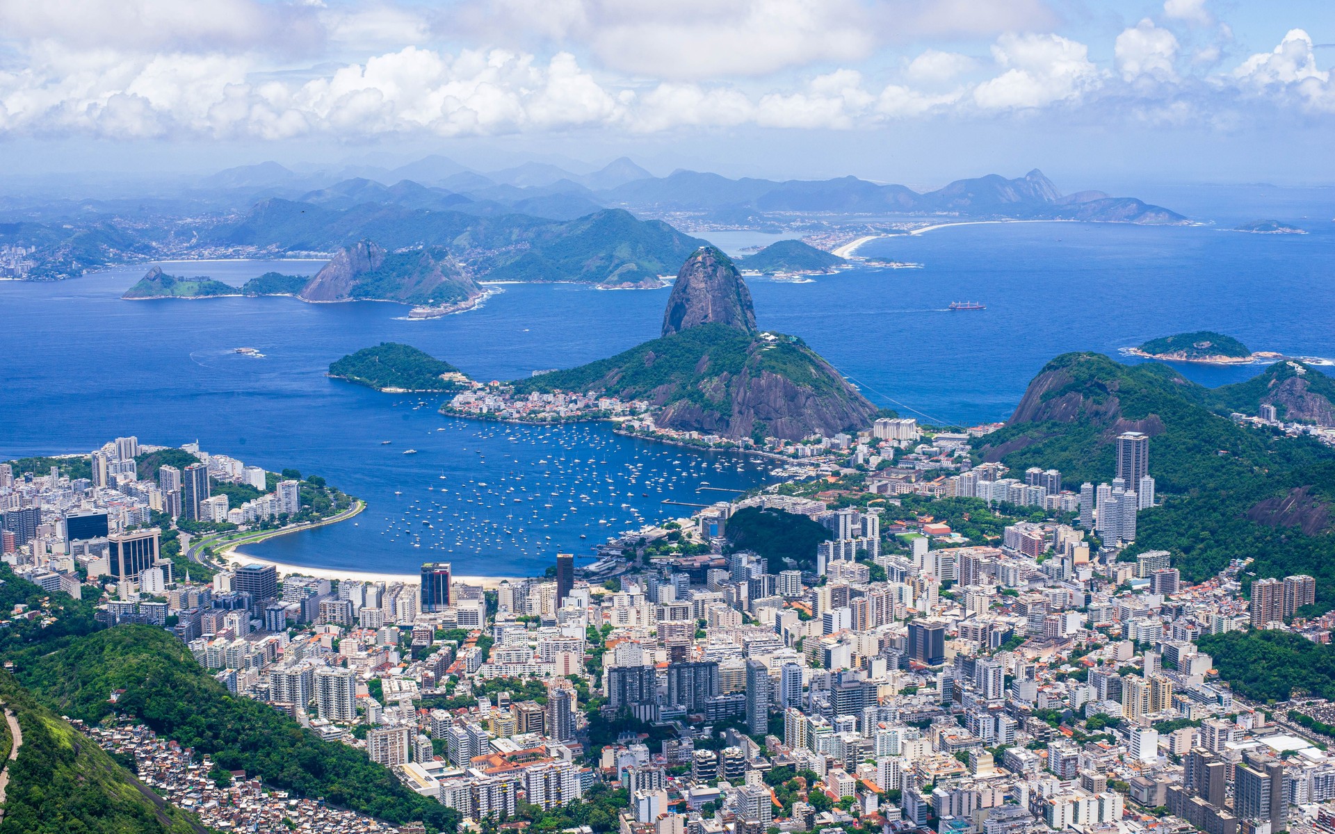 A photograph of Rio de Janeiro, Brazil.