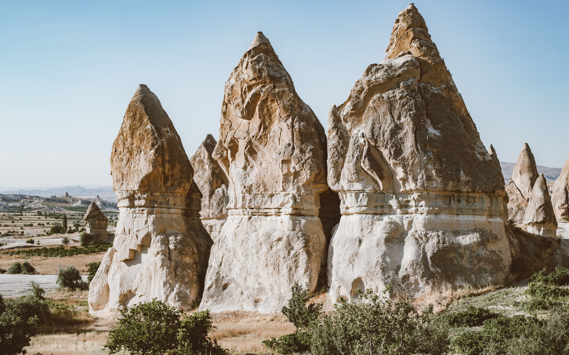 A photograph of Cappadocia, Turkey.