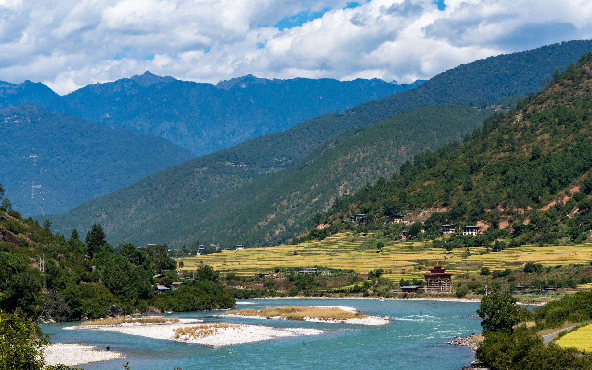 A photograph of Bhutan, Bhutan.