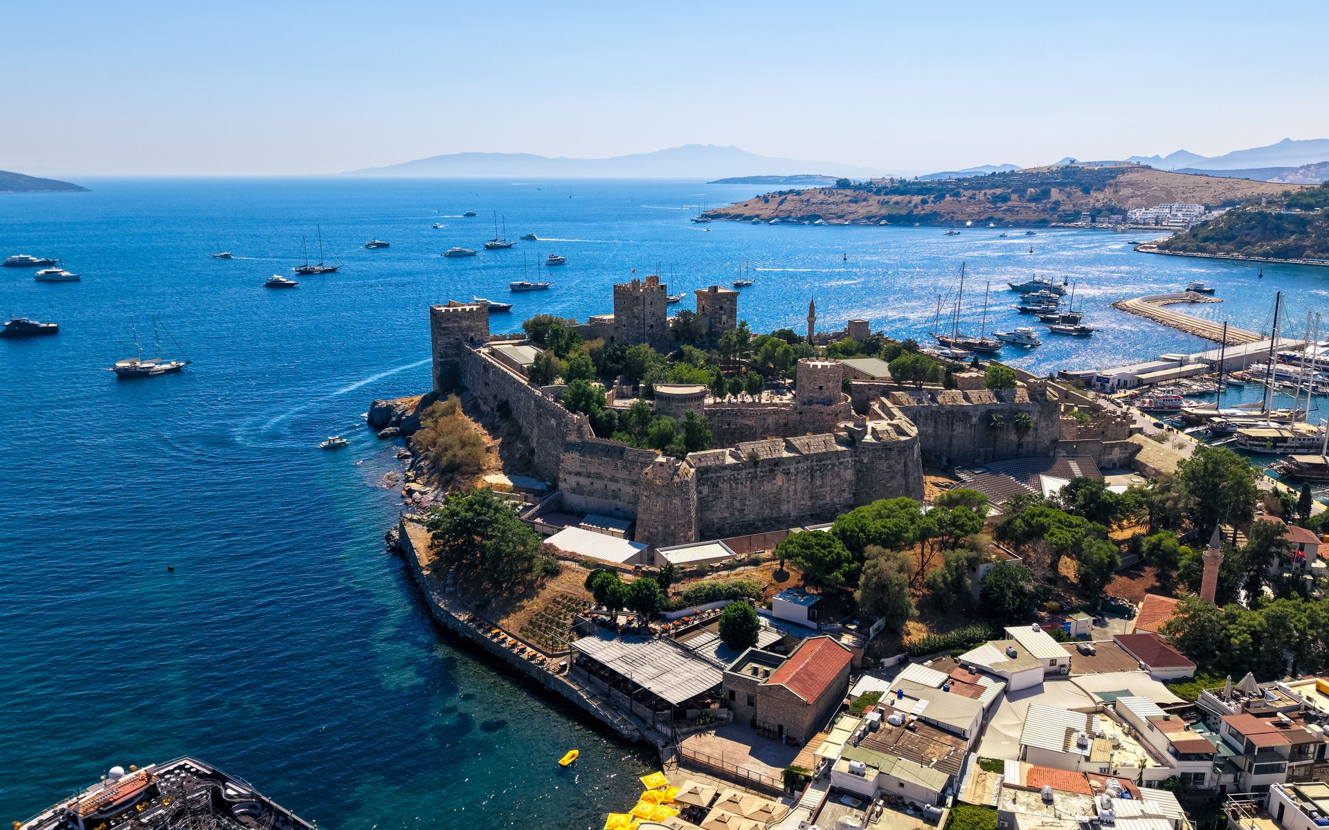 A photograph of Bodrum Peninsula, Turkey.
