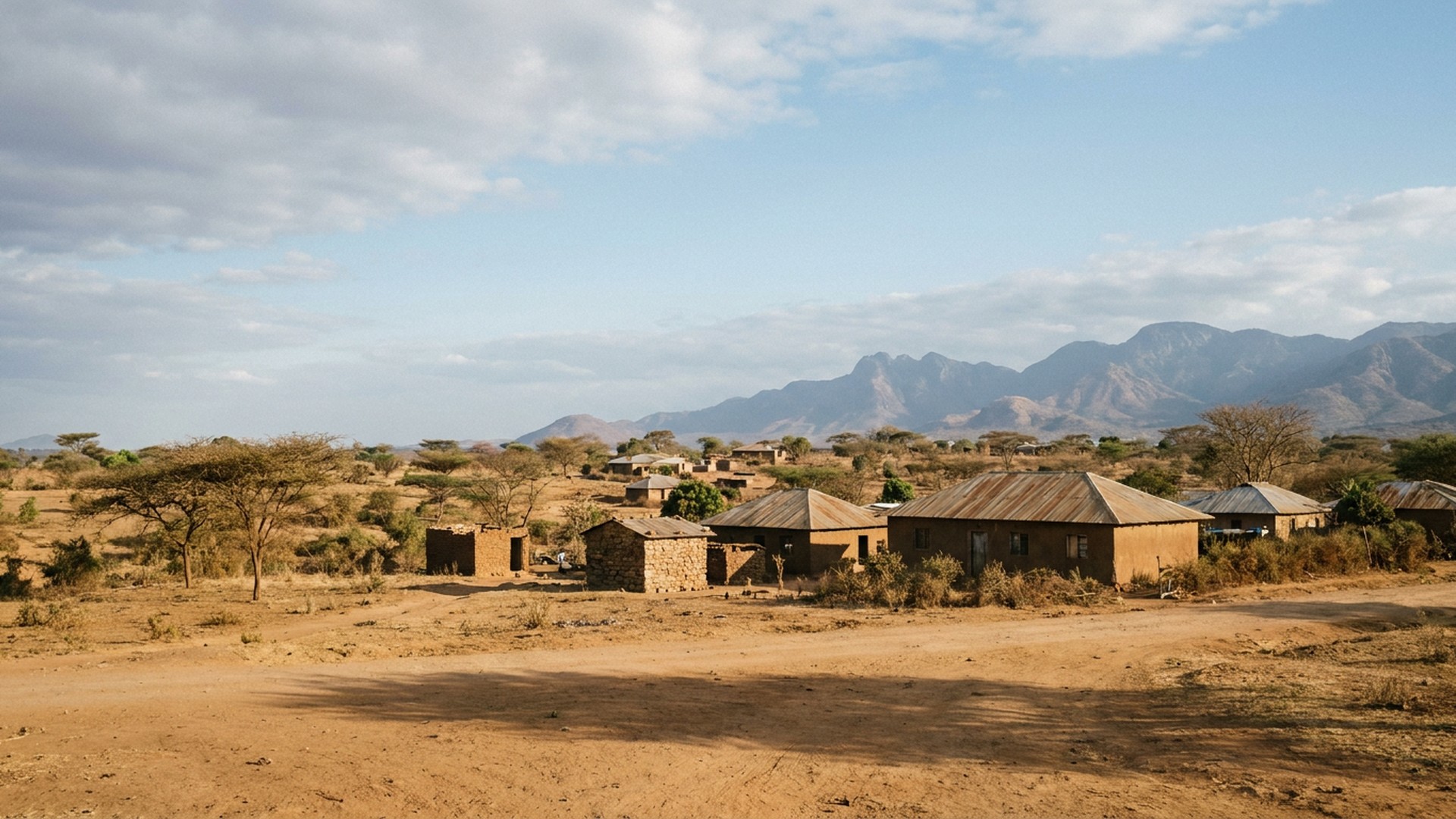 Wide view of the defining terrain in Same, Tanzania