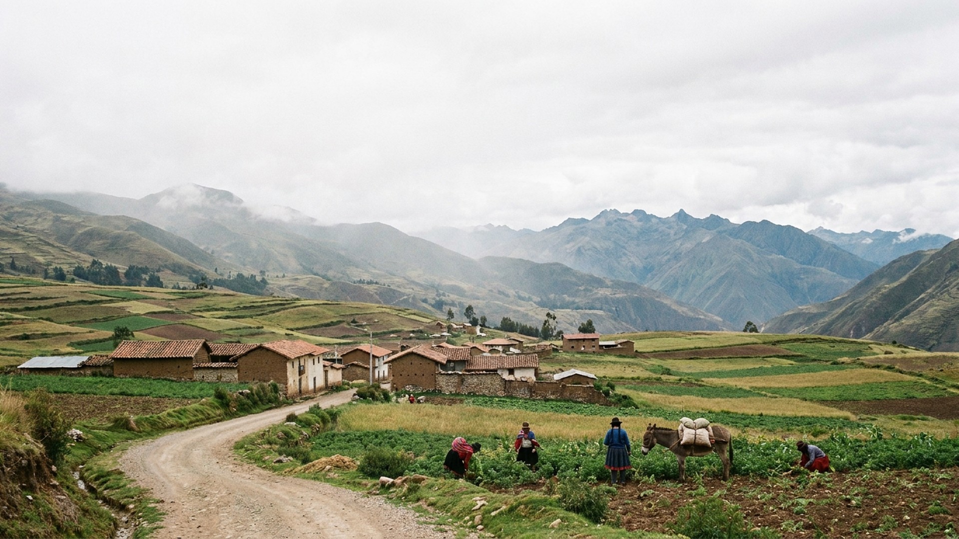 The surrounding countryside in Huánuco, Peru