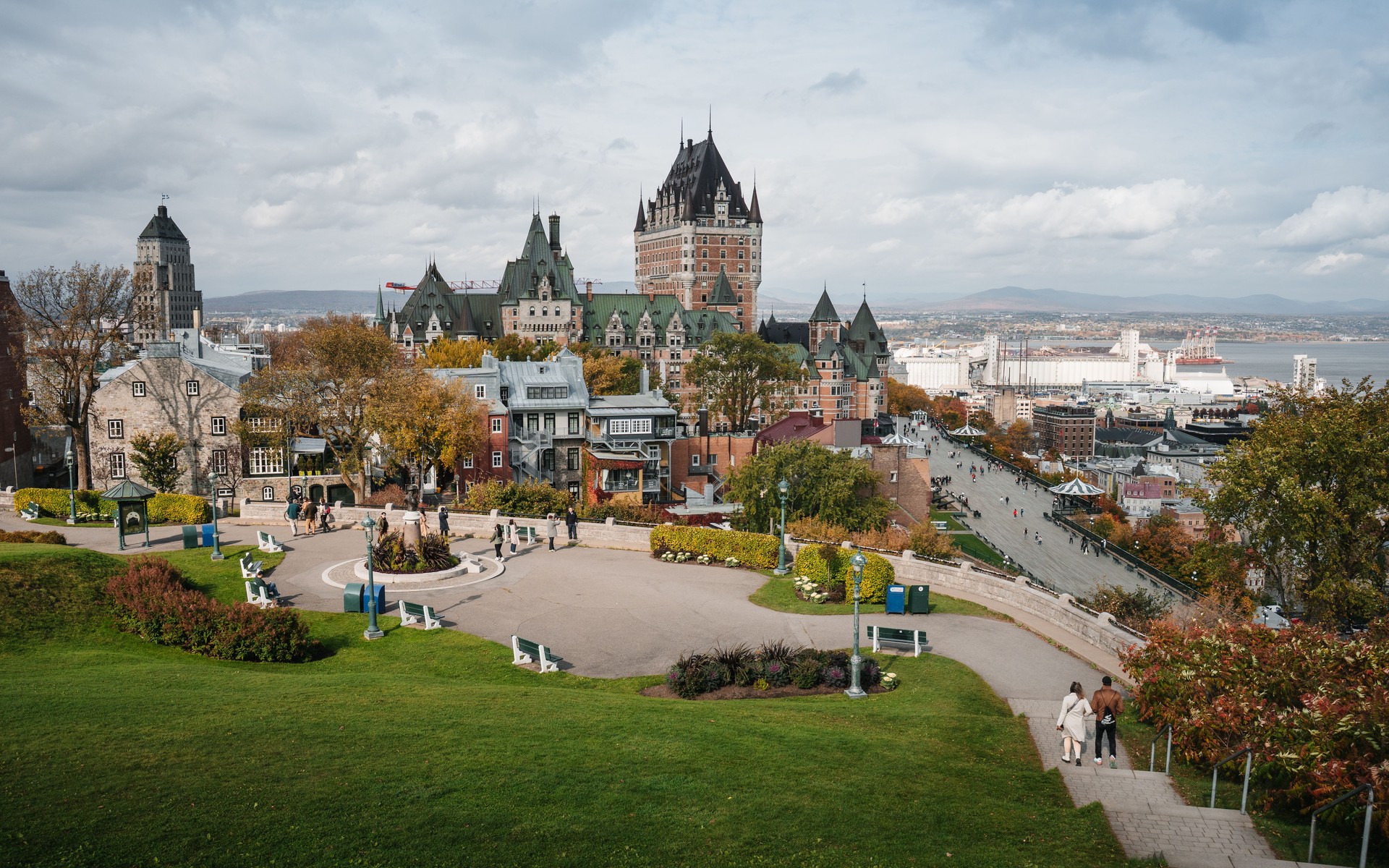 A photograph of Quebec City, Canada.