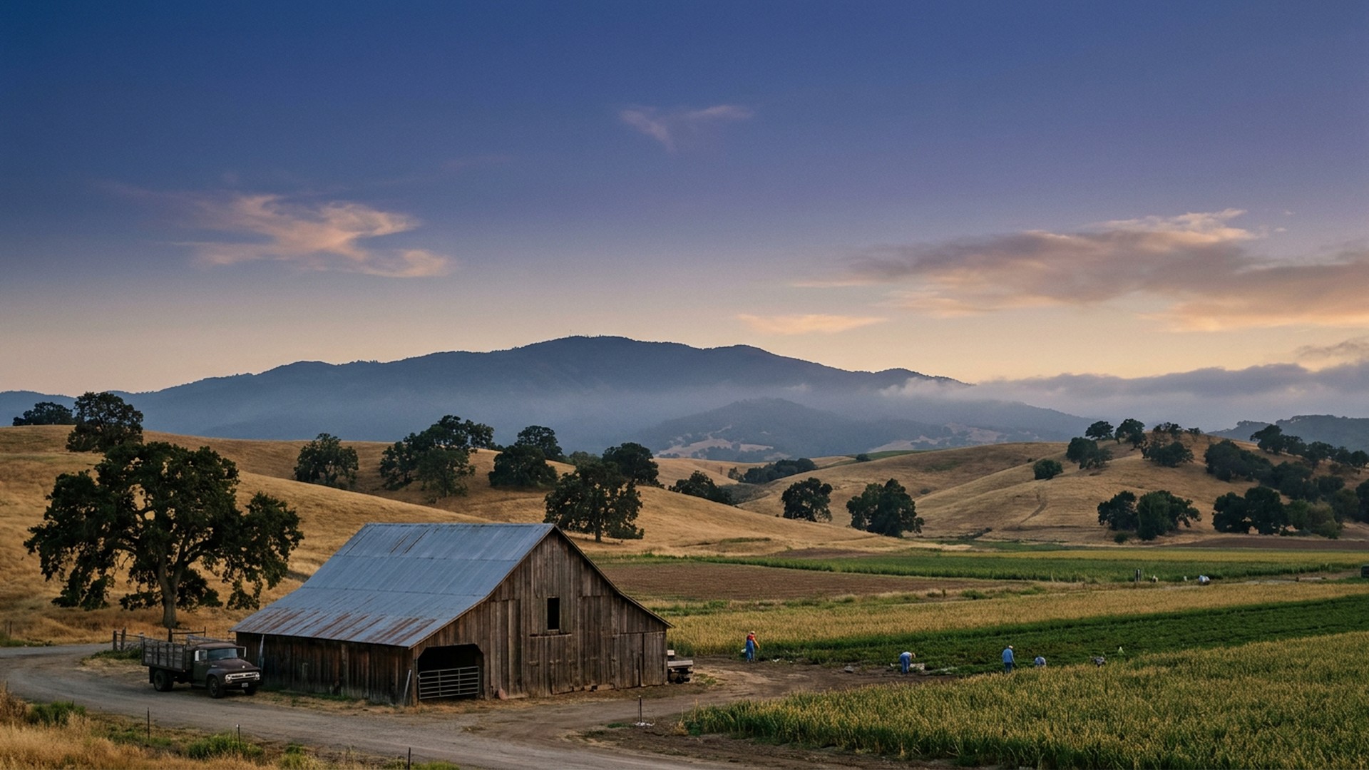 The surrounding countryside in Gilroy, United States