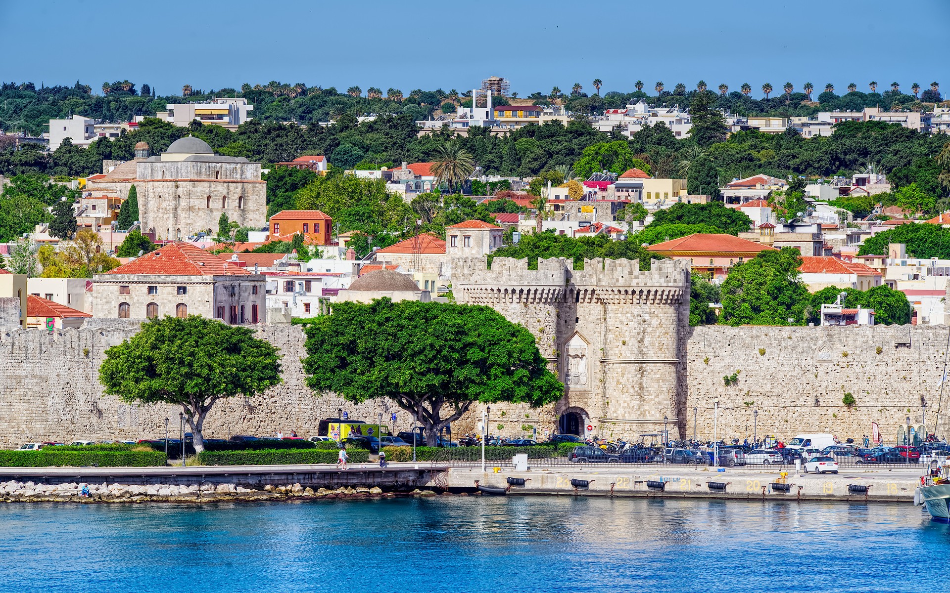 A photograph of Rhodes, Greece.