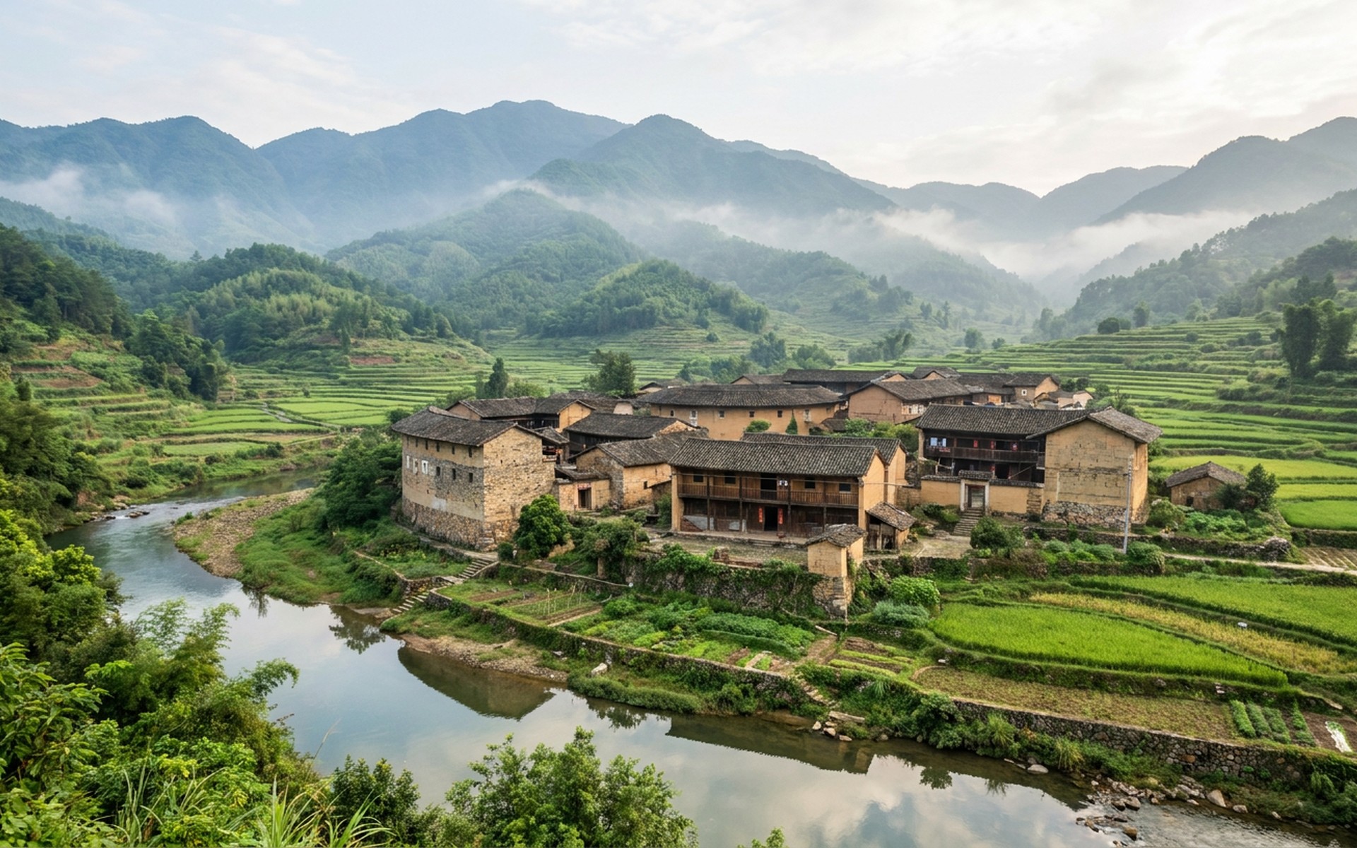 A view of Meizhou, China.