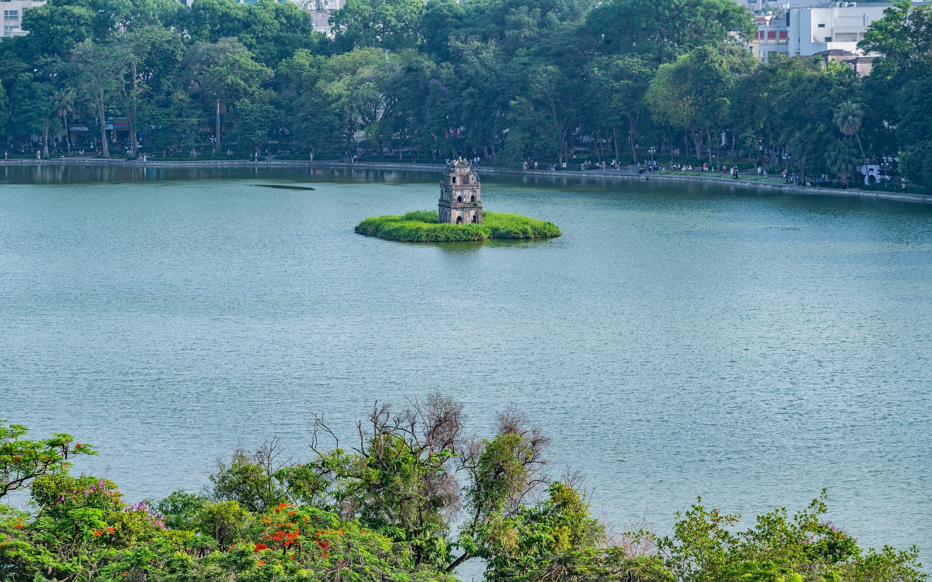 A photograph of Hanoi, Vietnam.