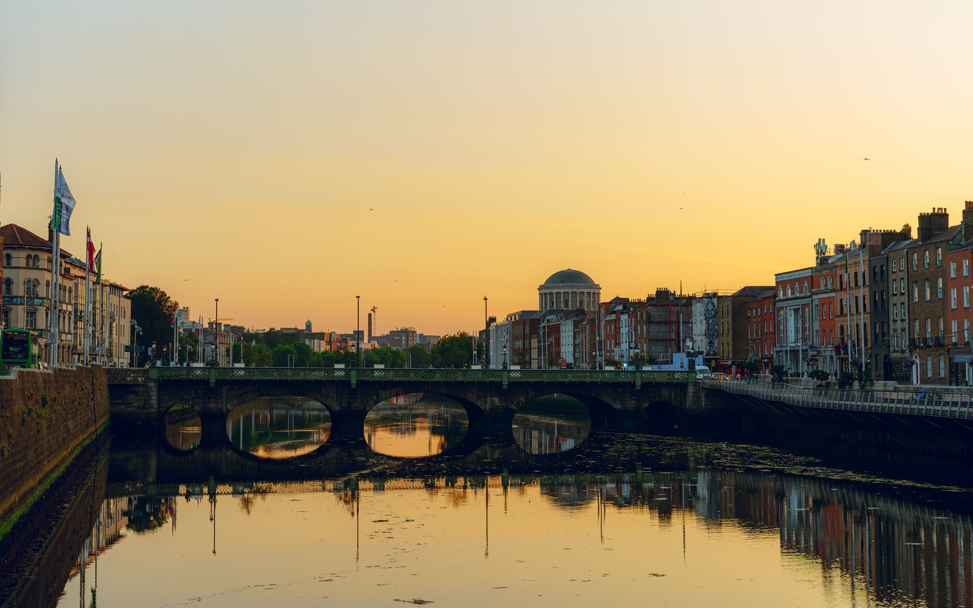 A photograph of Dublin, Ireland.