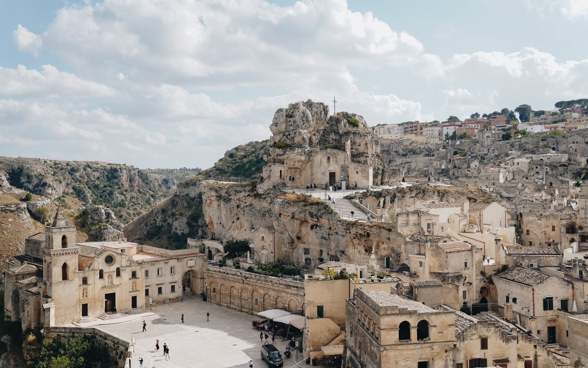 A photograph of Matera, Italy.