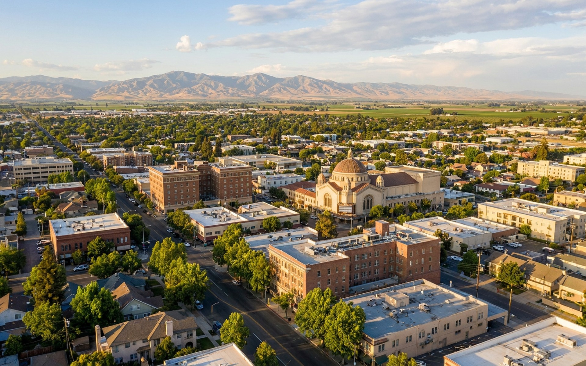 A view of Fresno, United States.