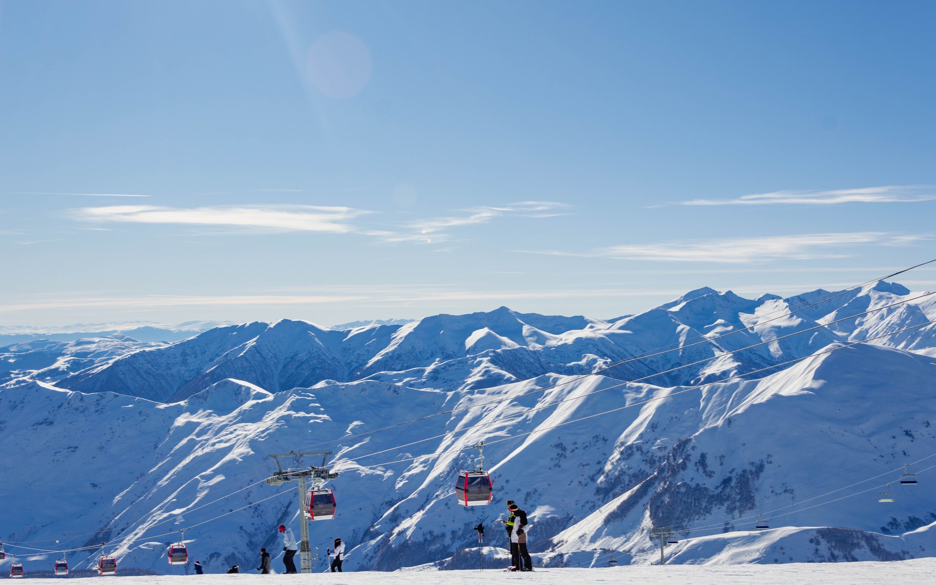 A photograph of Gudauri, Georgia.