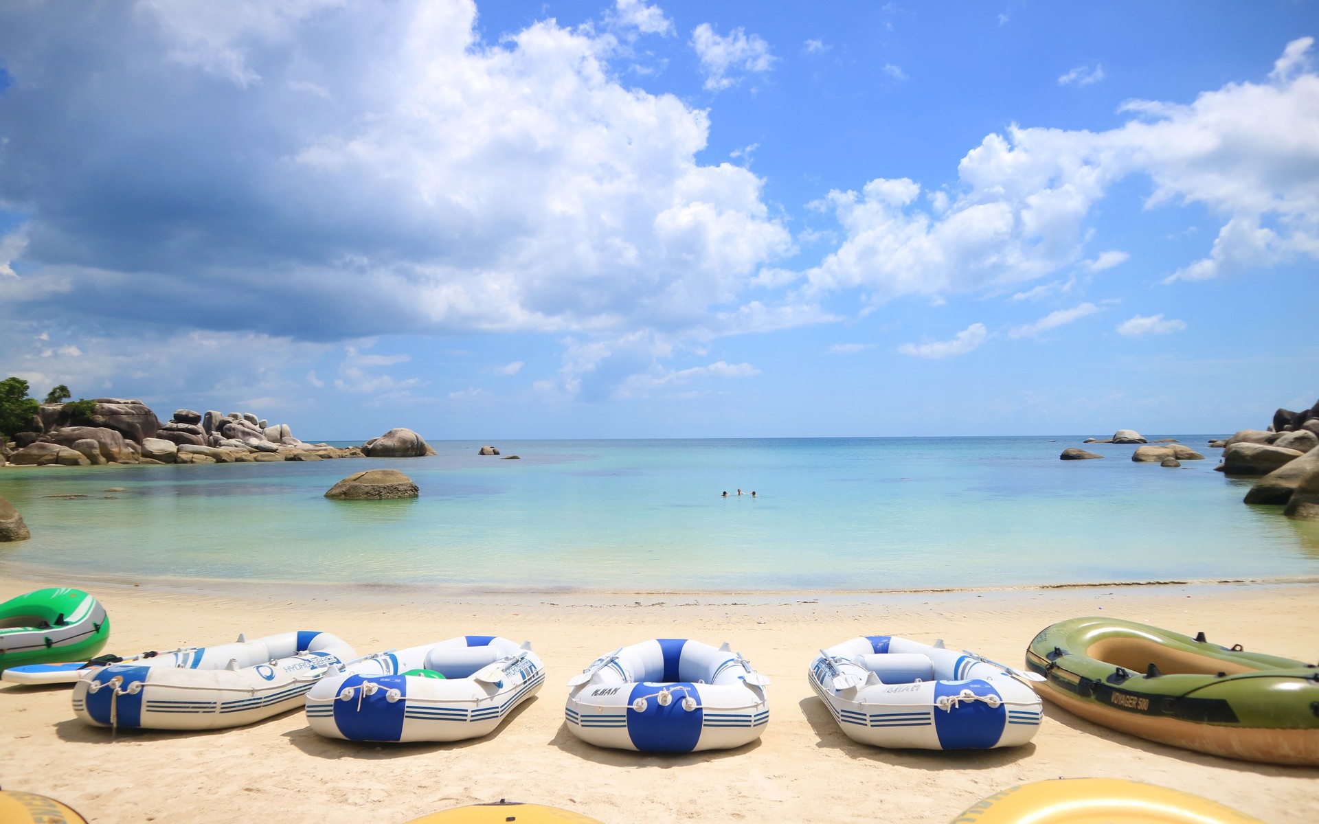 A photograph of Belitung, Indonesia.