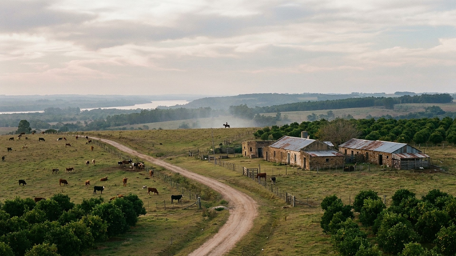 The surrounding countryside in Concordia, Argentina