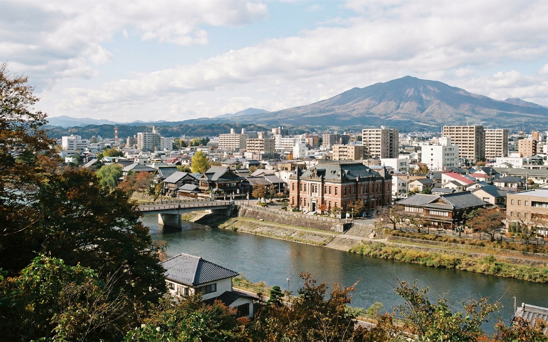A view of Morioka, Japan.