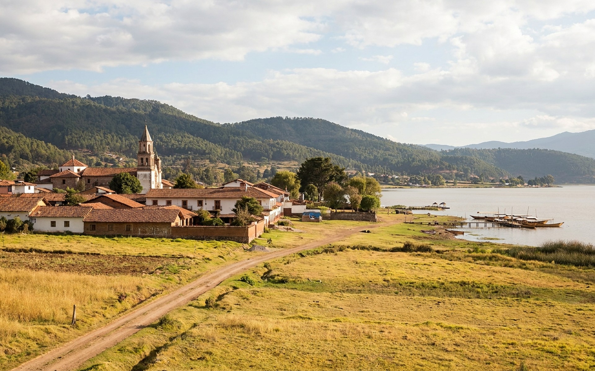 A view of Michoacán & Pátzcuaro, Mexico.