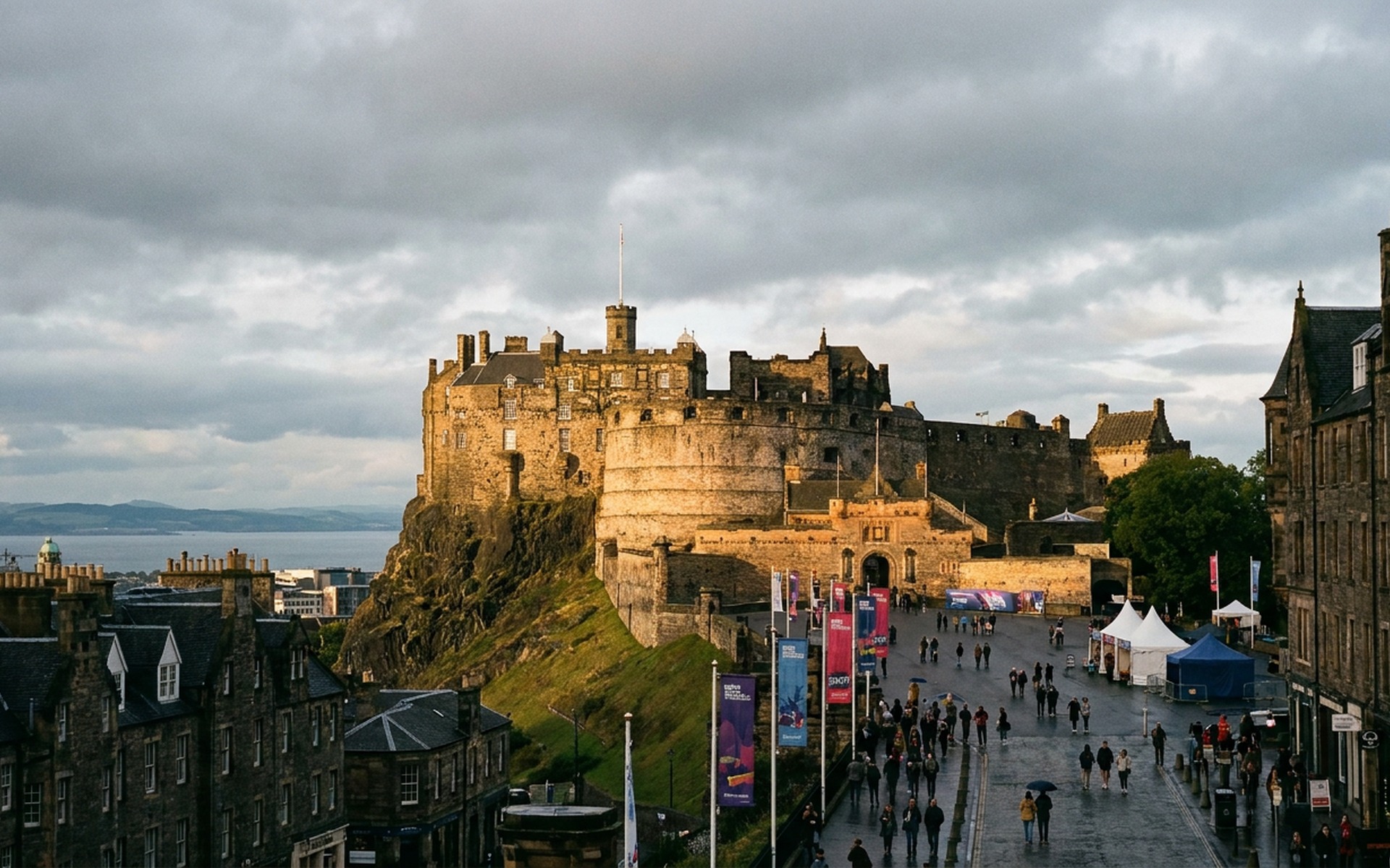 The principal historic structure in Edinburgh Festival Season, United Kingdom
