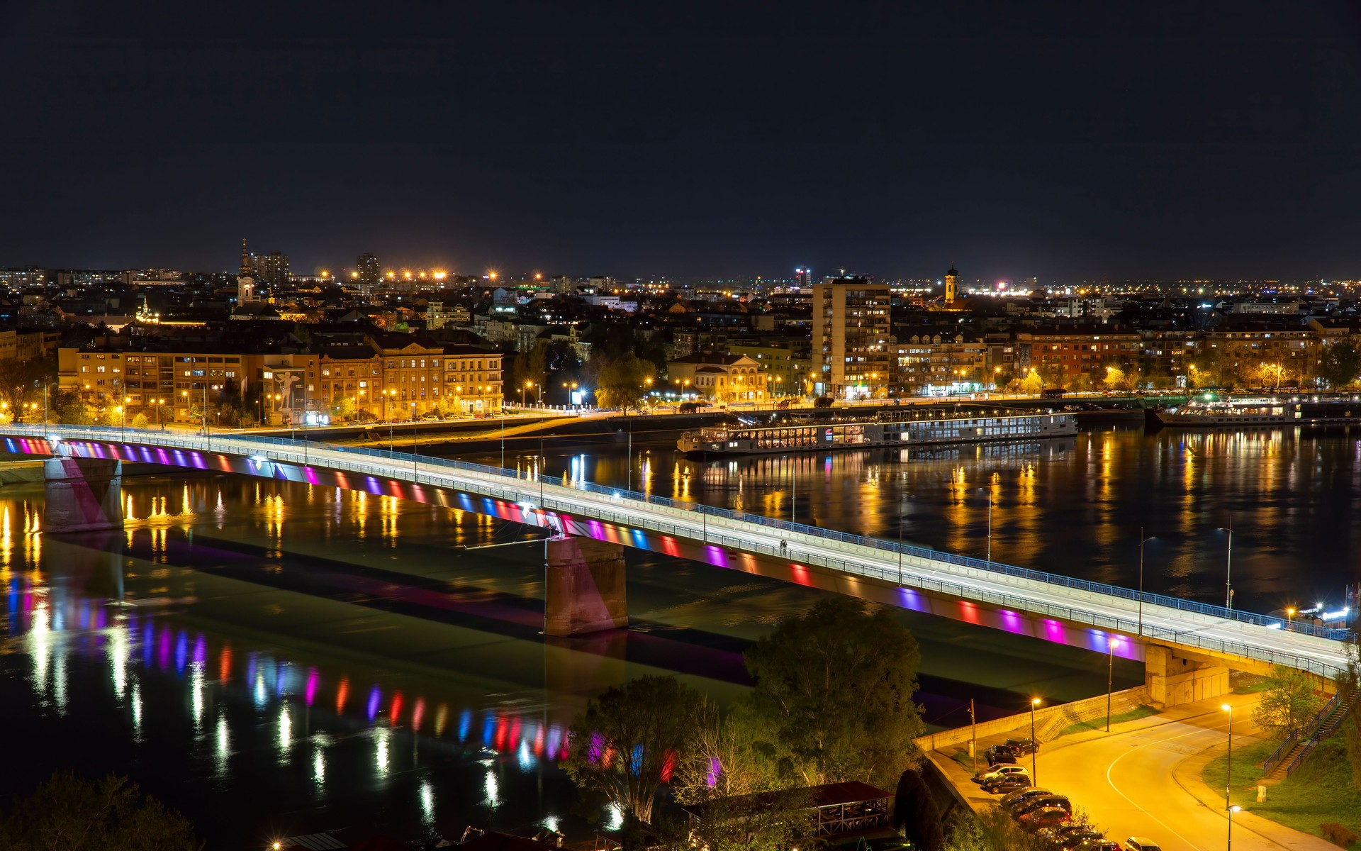 A photograph of Novi Sad, Serbia.