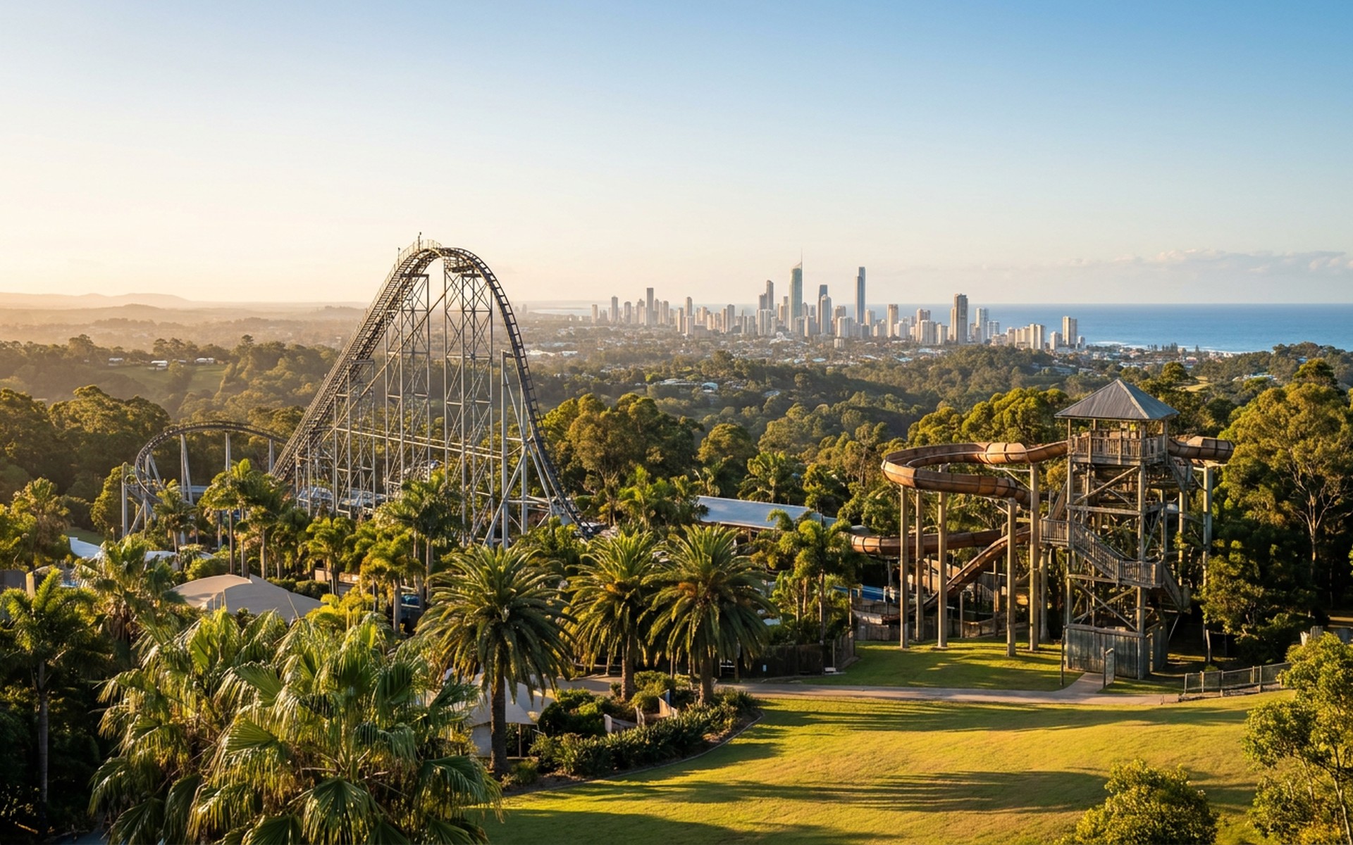 Gold Coast Theme Parks, Australia — original Triple VIP destination visual.