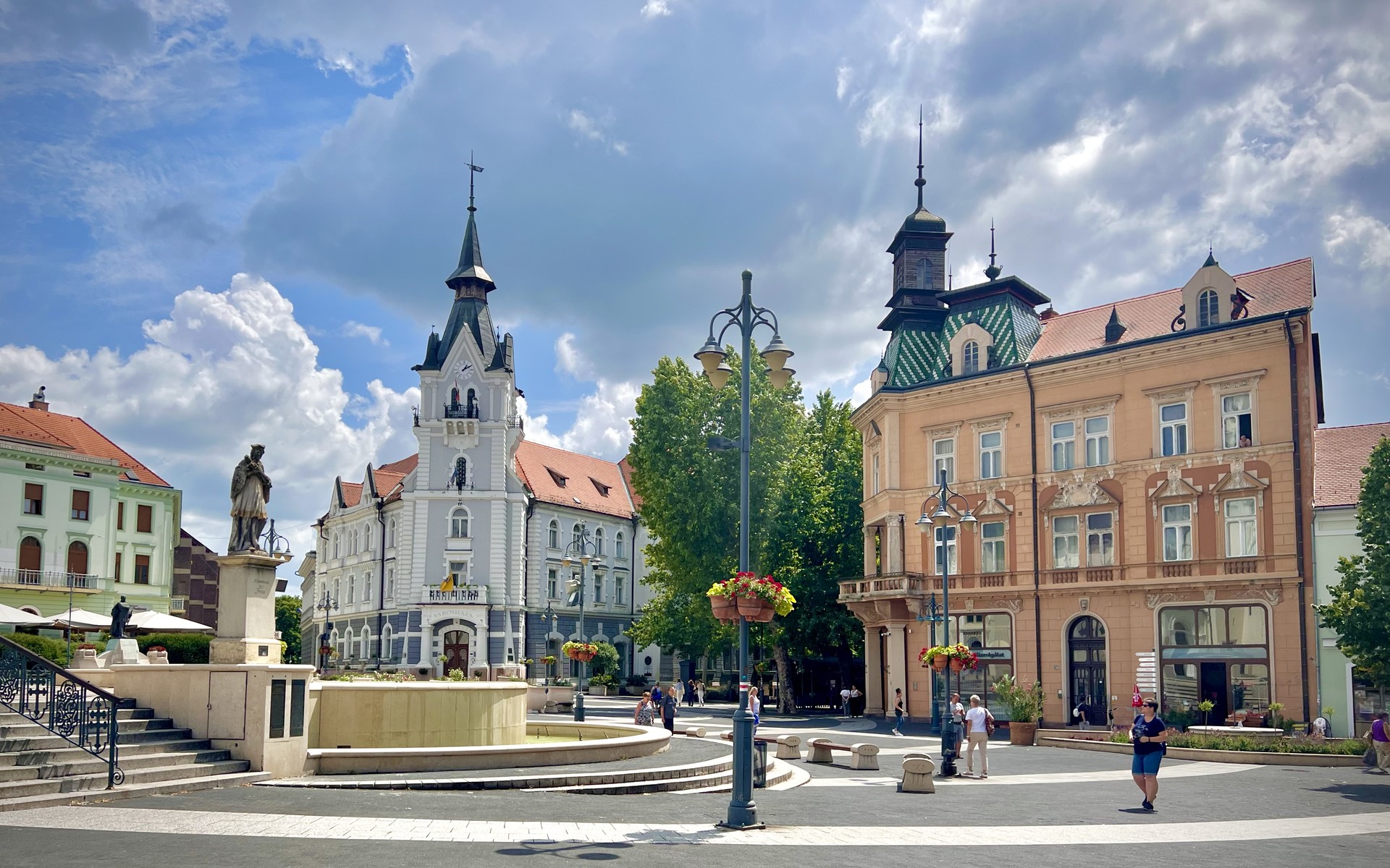 A photograph of Kaposvár, Hungary.