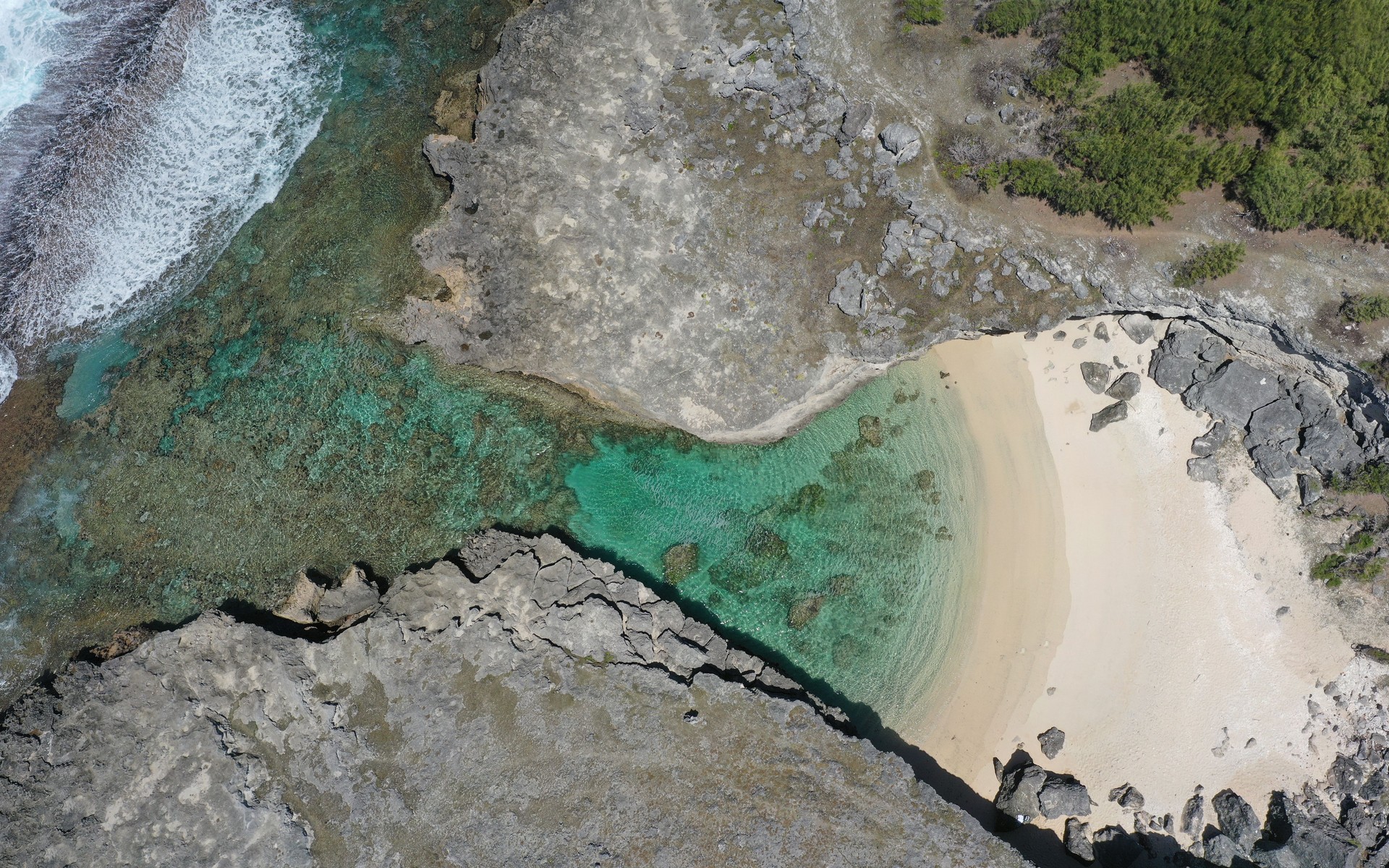 A photograph of Rodrigues, Mauritius.