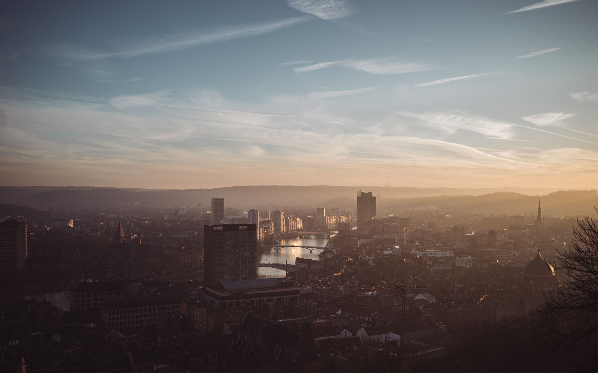 A photograph of Liège, Belgium.