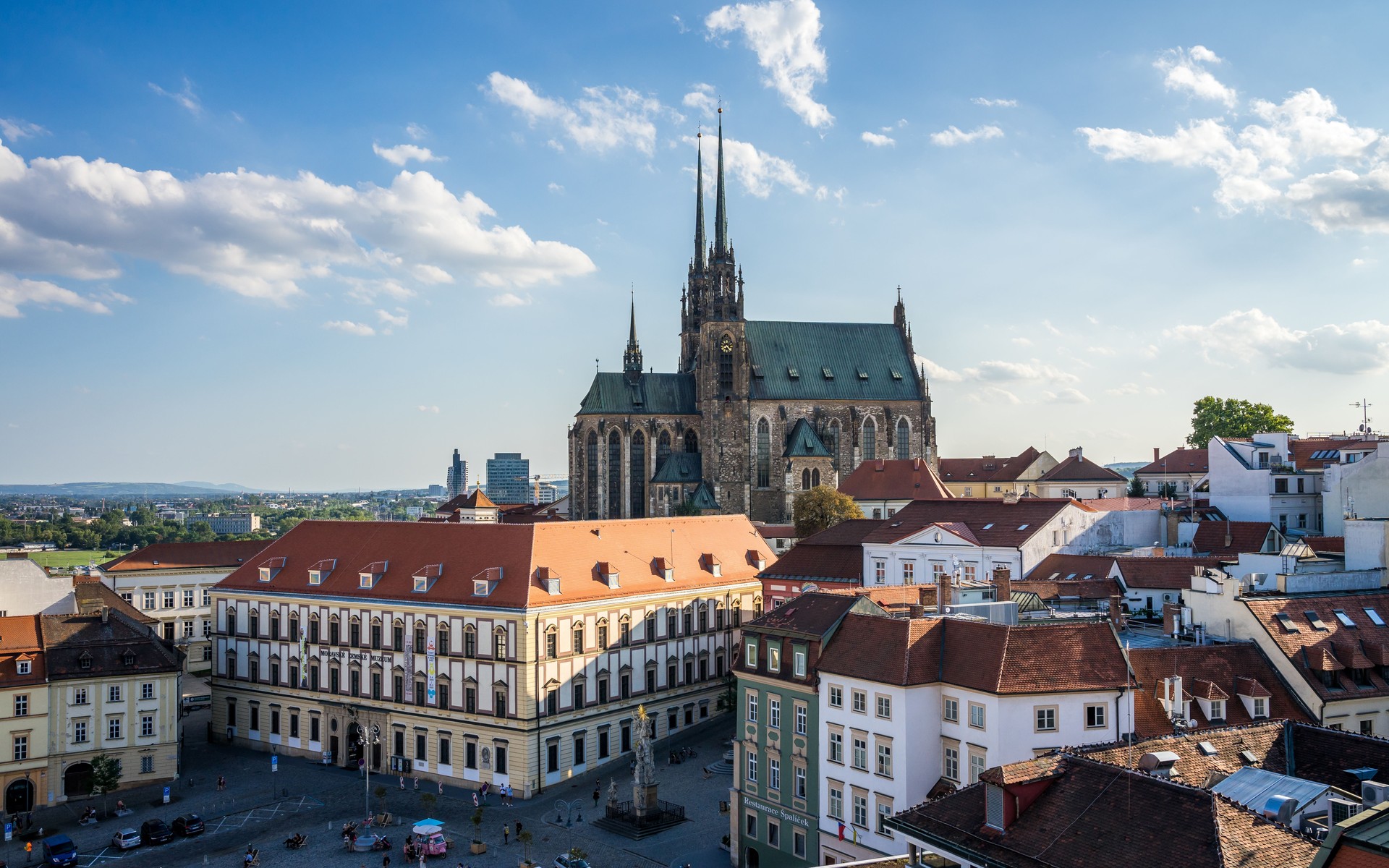 A photograph of Brno, Czechia.