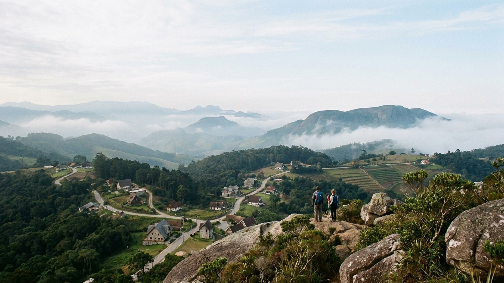 High pass viewpoint in Nova Friburgo, Brazil
