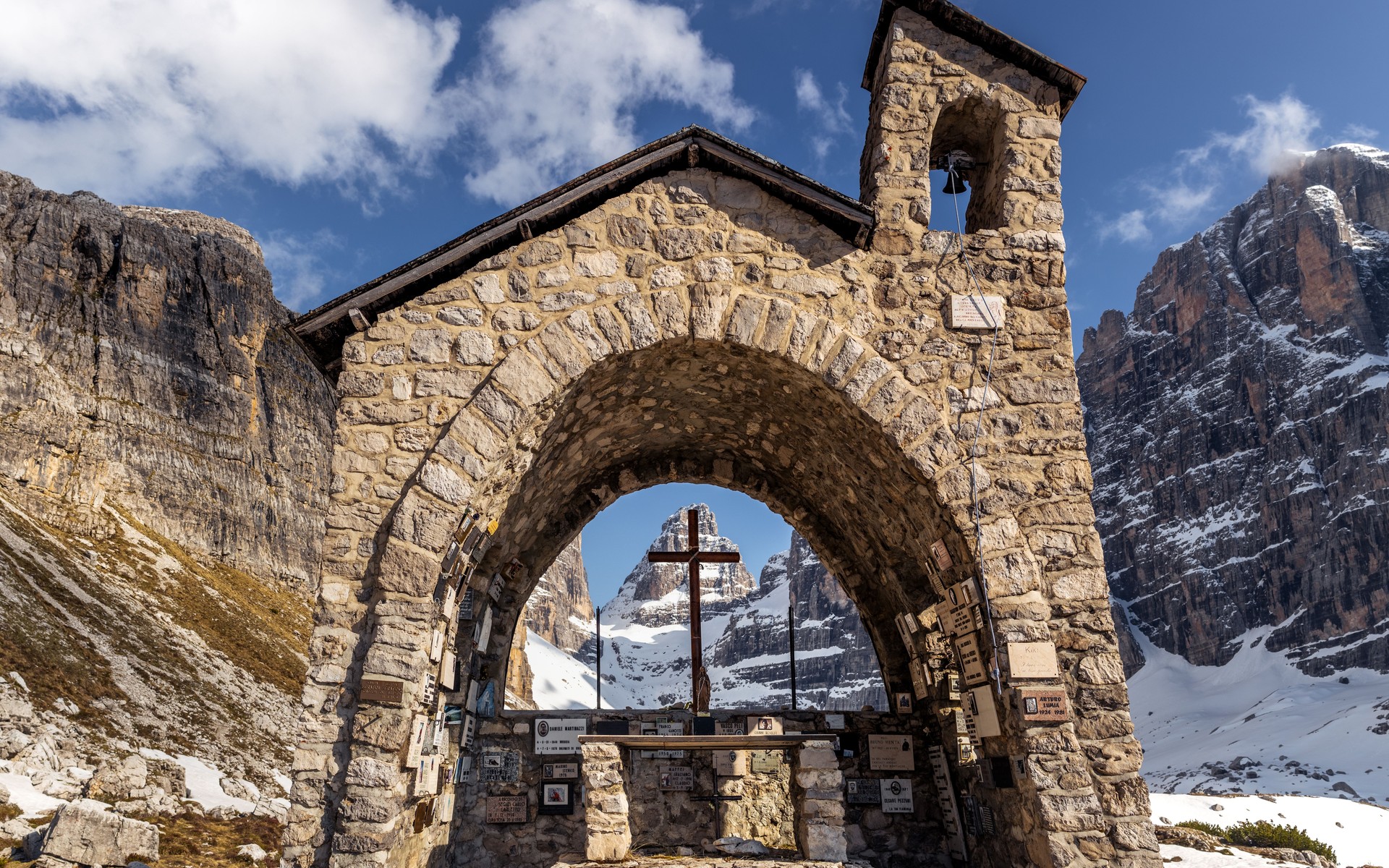 A photograph of Madonna di Campiglio, Italy.