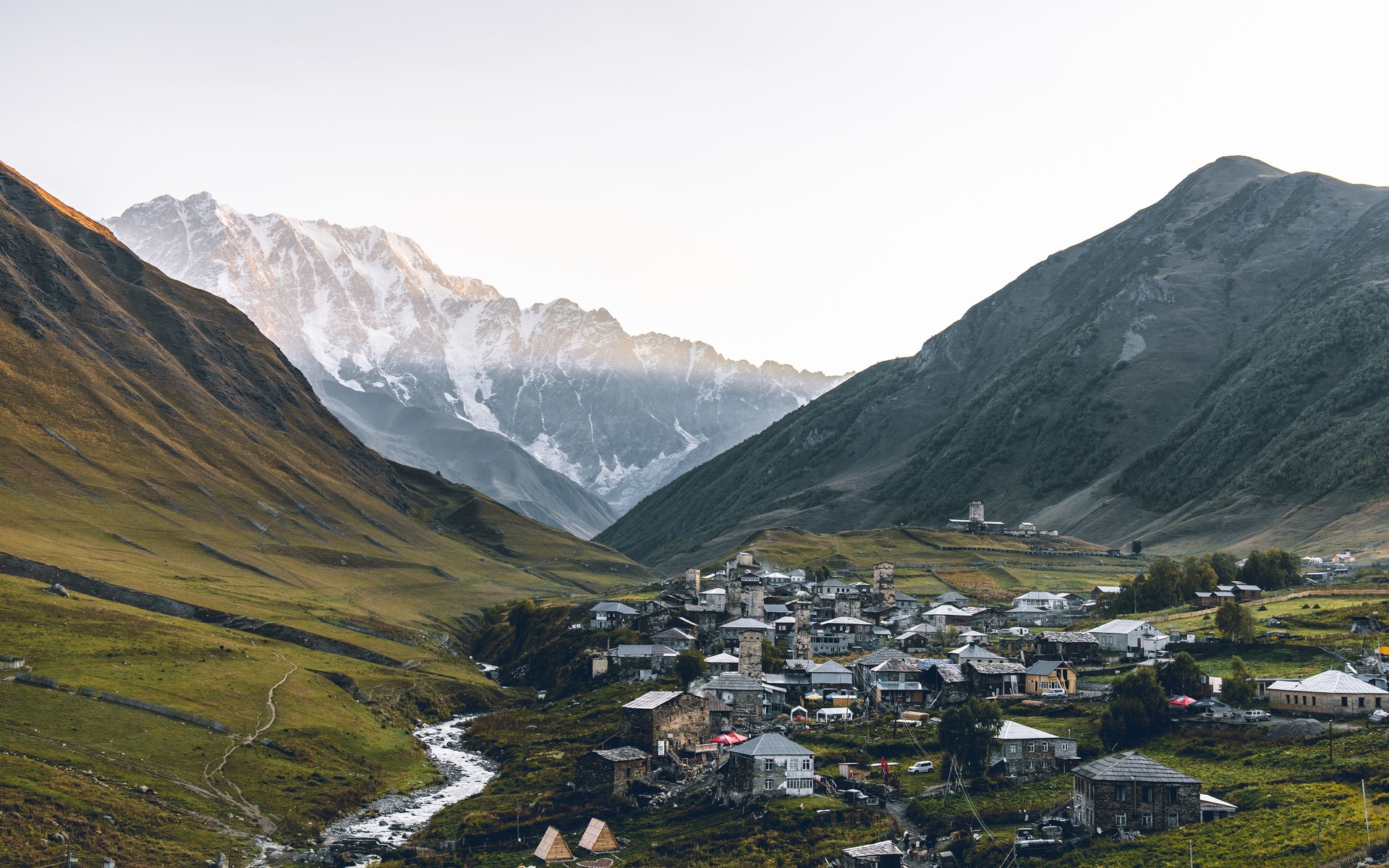 A photograph of Svaneti, Georgia.