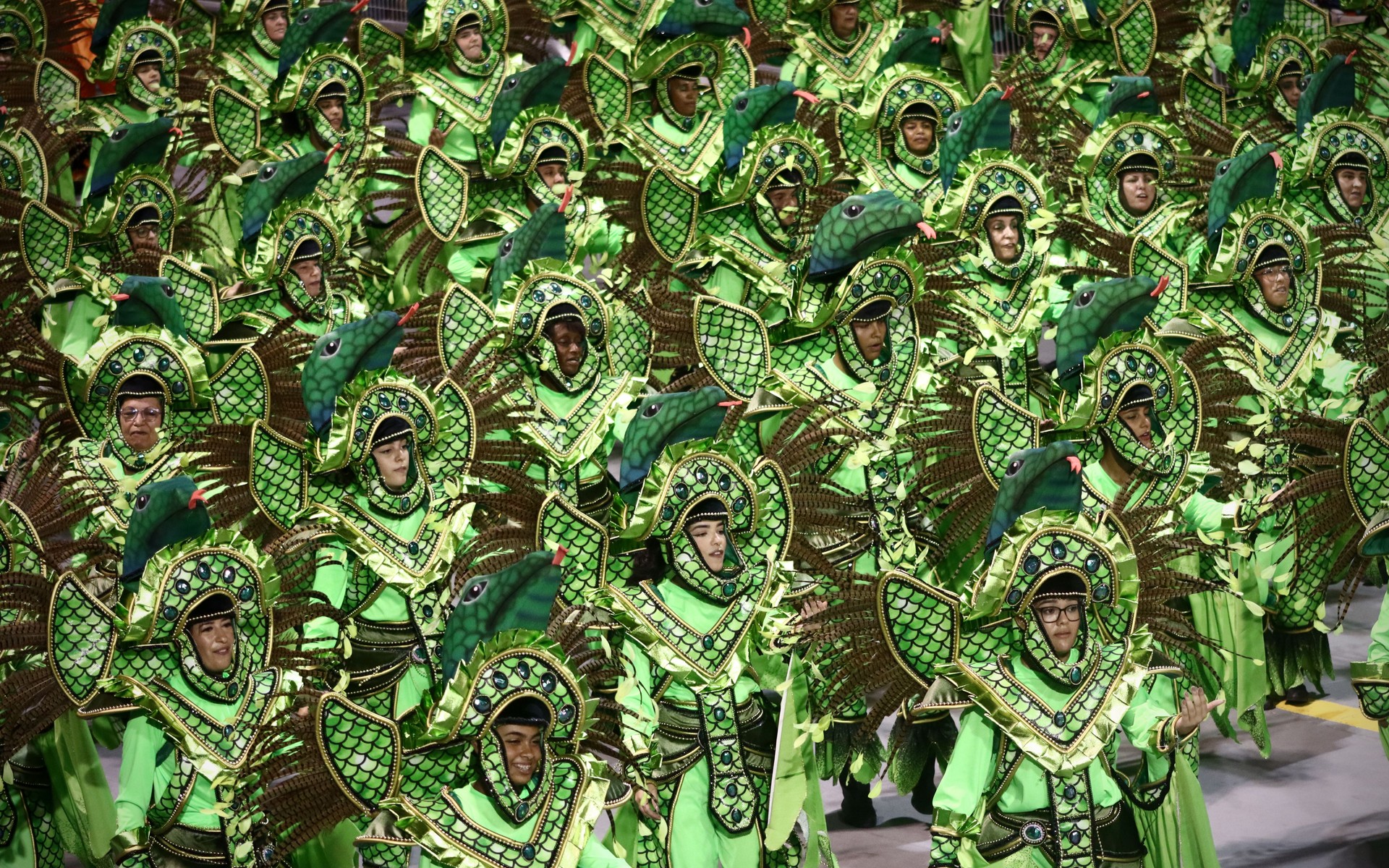 A photograph of Rio Carnival Season, Brazil.