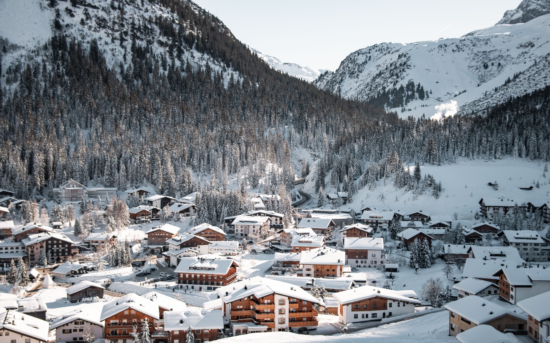 A photograph of Lech & Zürs, Austria.