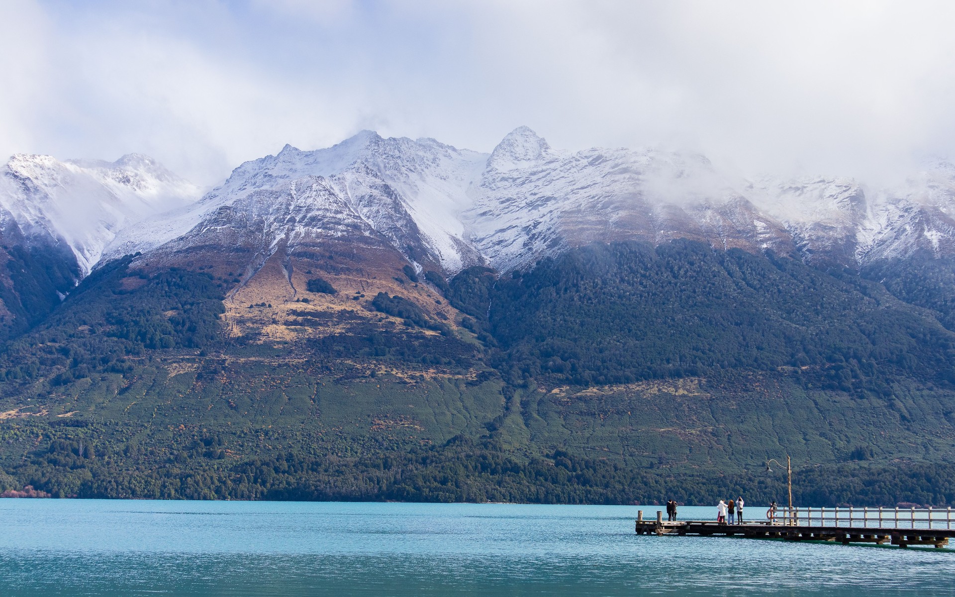 A photograph of Queenstown Winter, New Zealand.