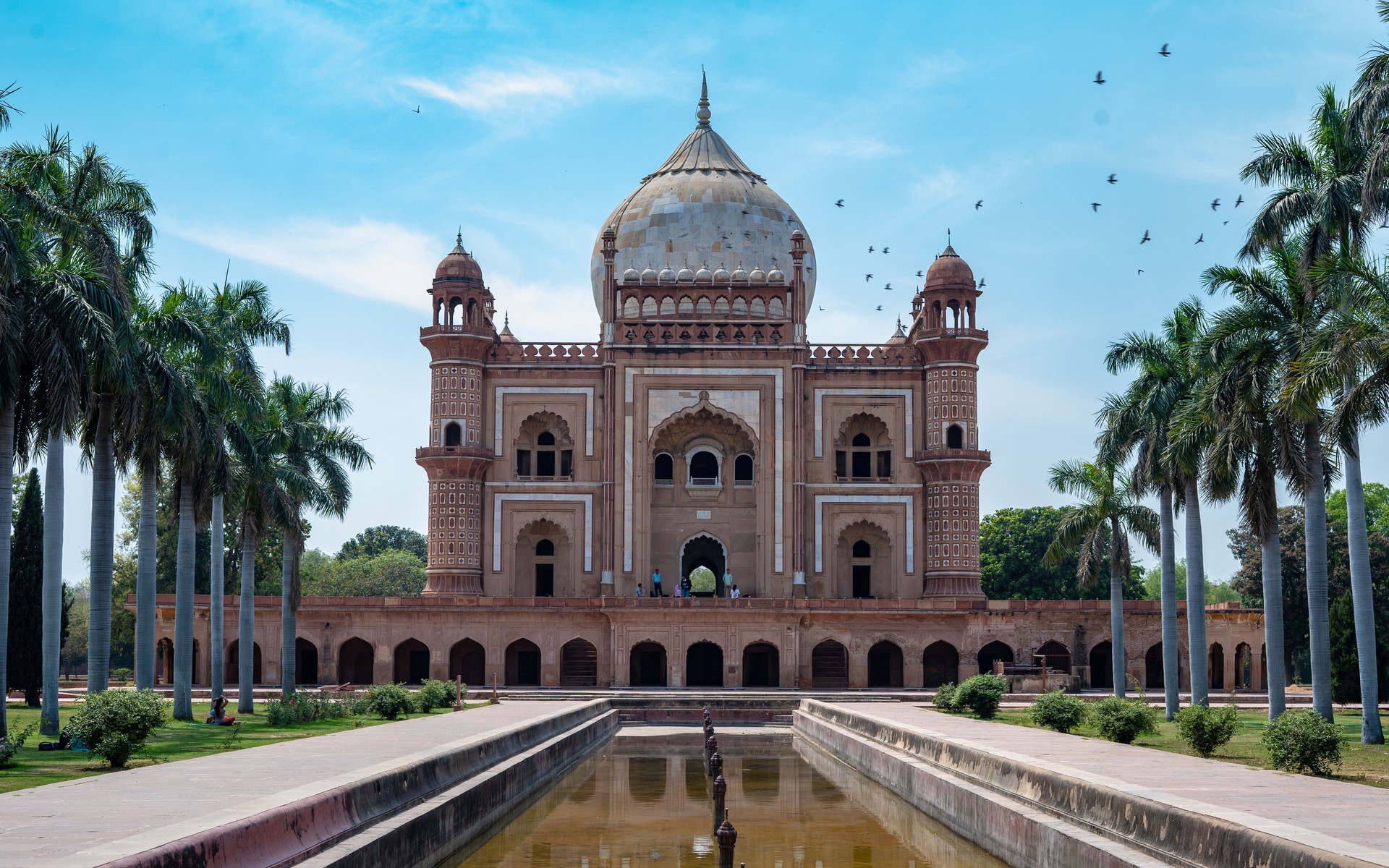 A photograph of Delhi, India.