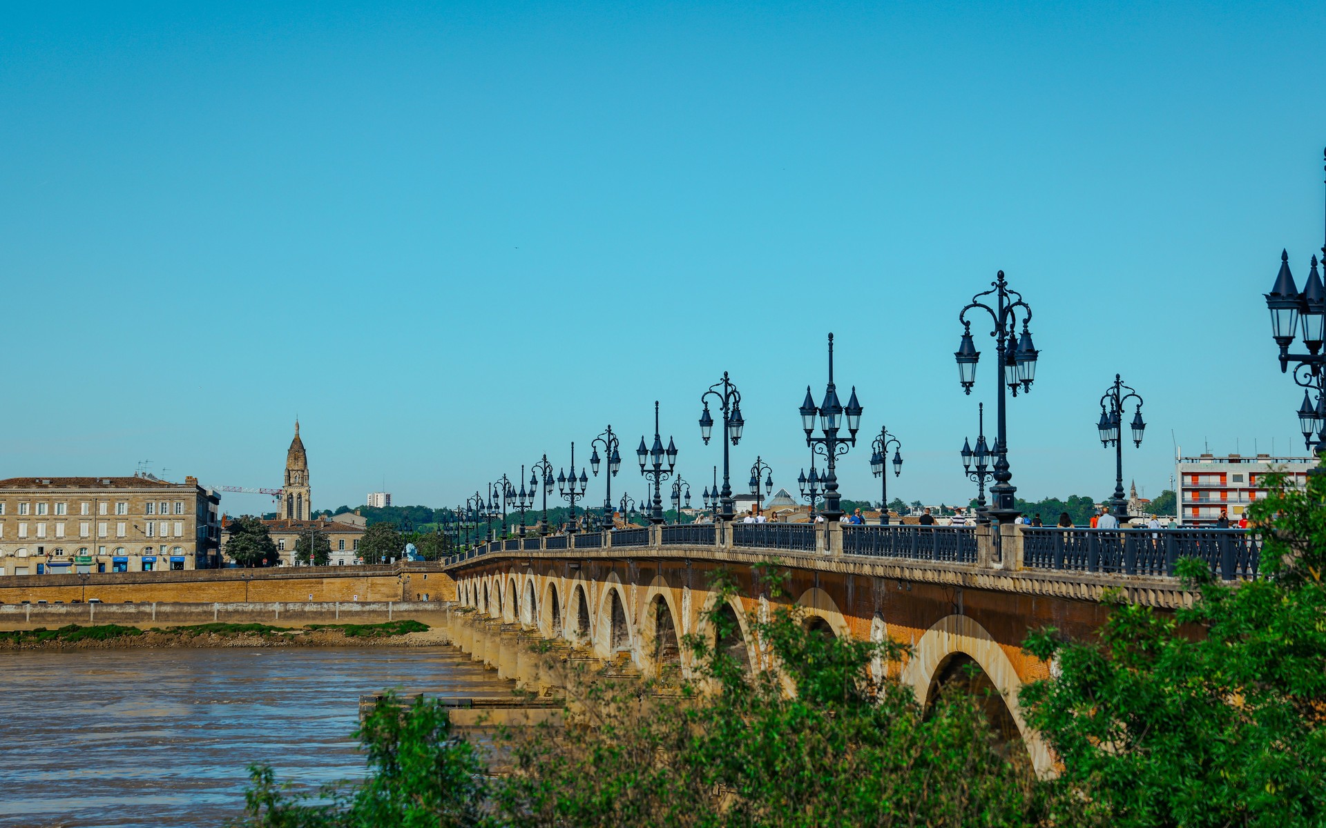 A photograph of Bordeaux, France.