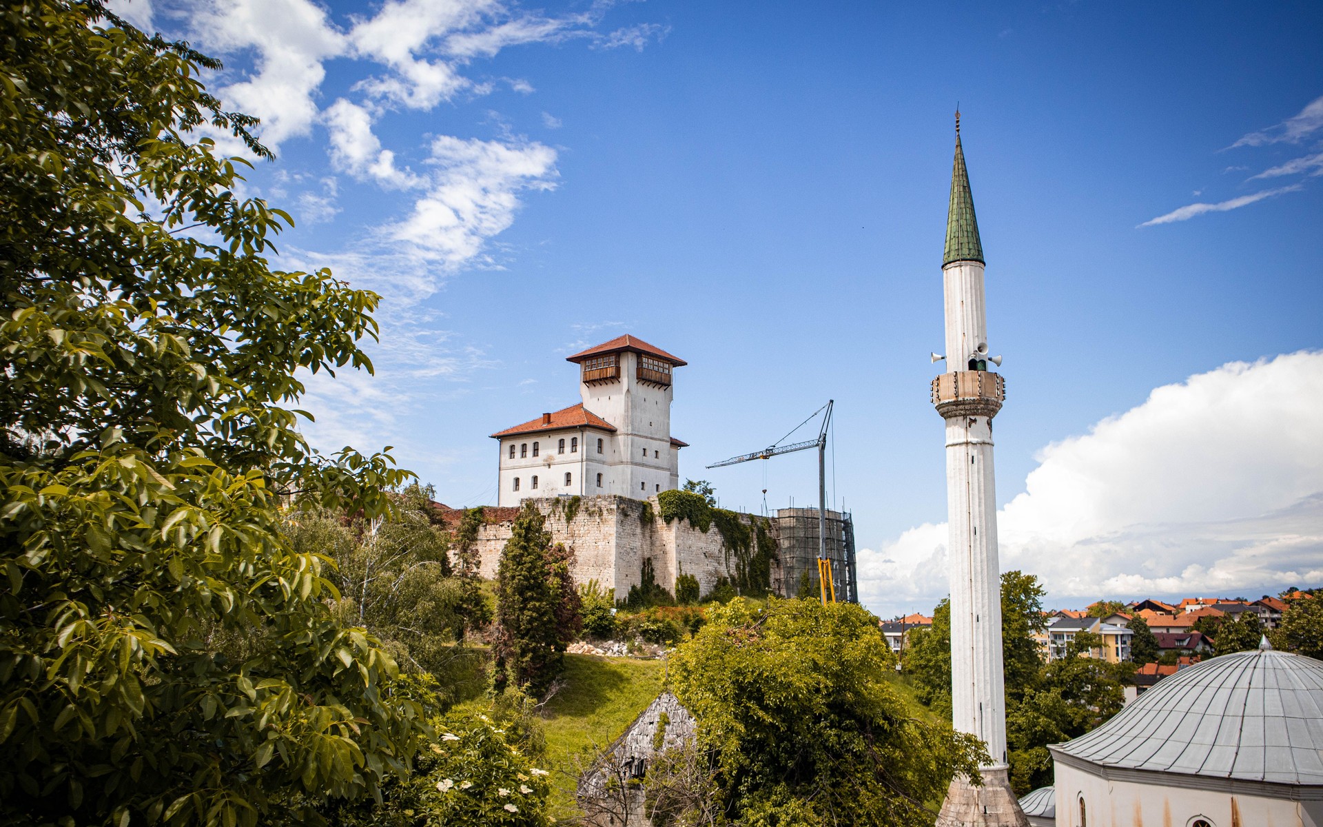 A photograph of Gradačac, Bosnia and Herzegovina.