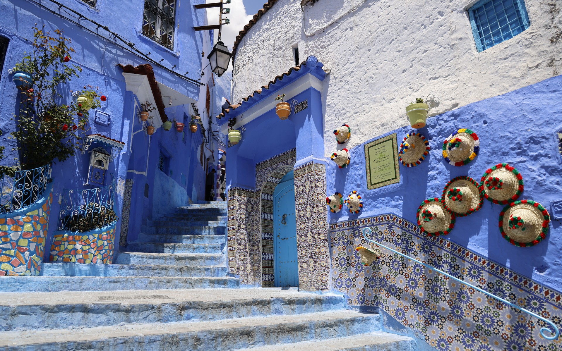A photograph of Chefchaouen, Morocco.