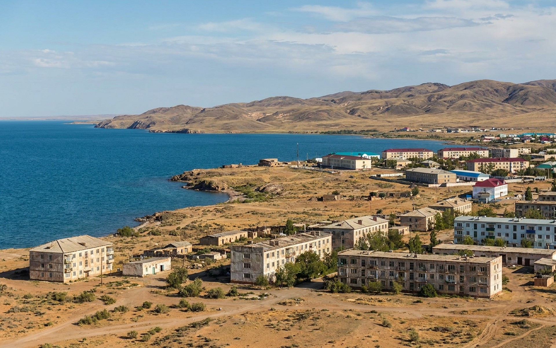 A view of Balqash, Kazakhstan.