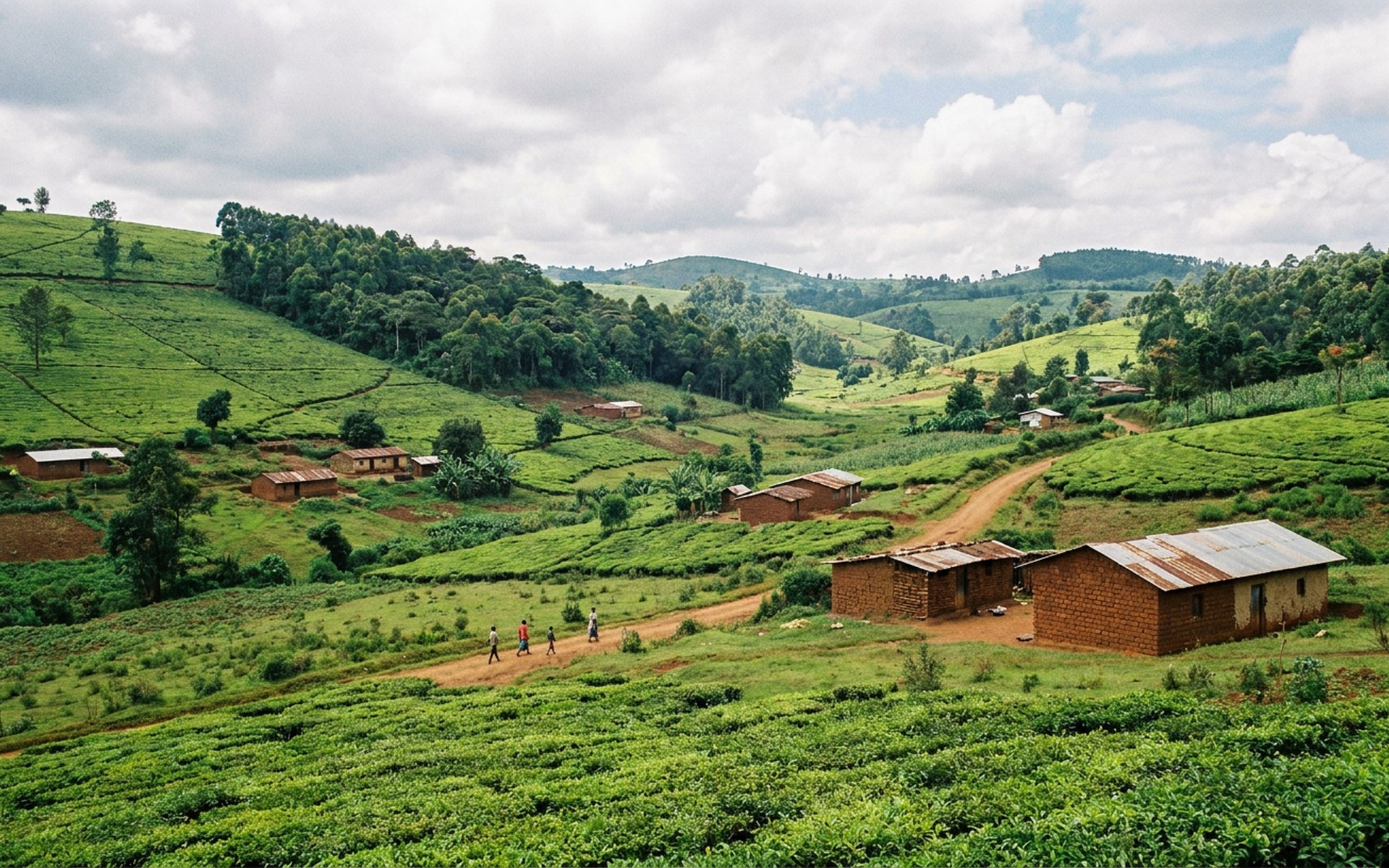 A view of Kakamega, Kenya.