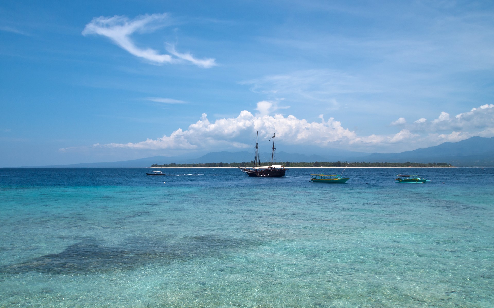 A photograph of Gili Air, Indonesia.