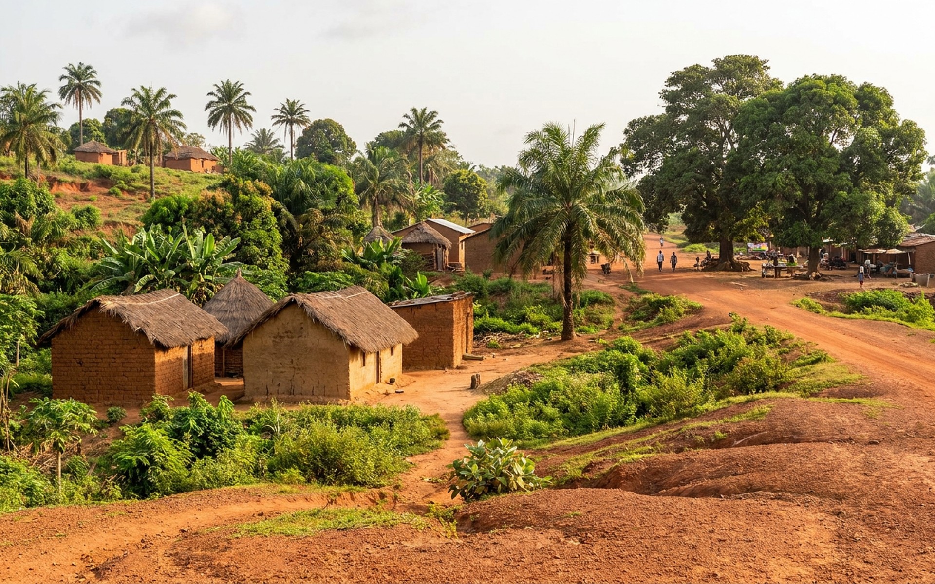 A view of Notsé, Togo.