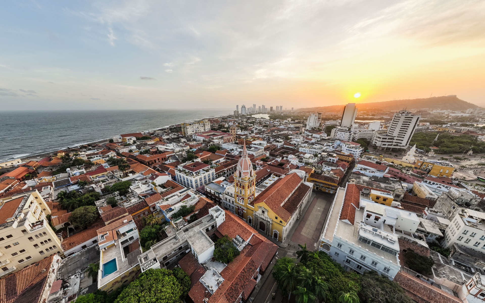 A photograph of Cartagena, Colombia.