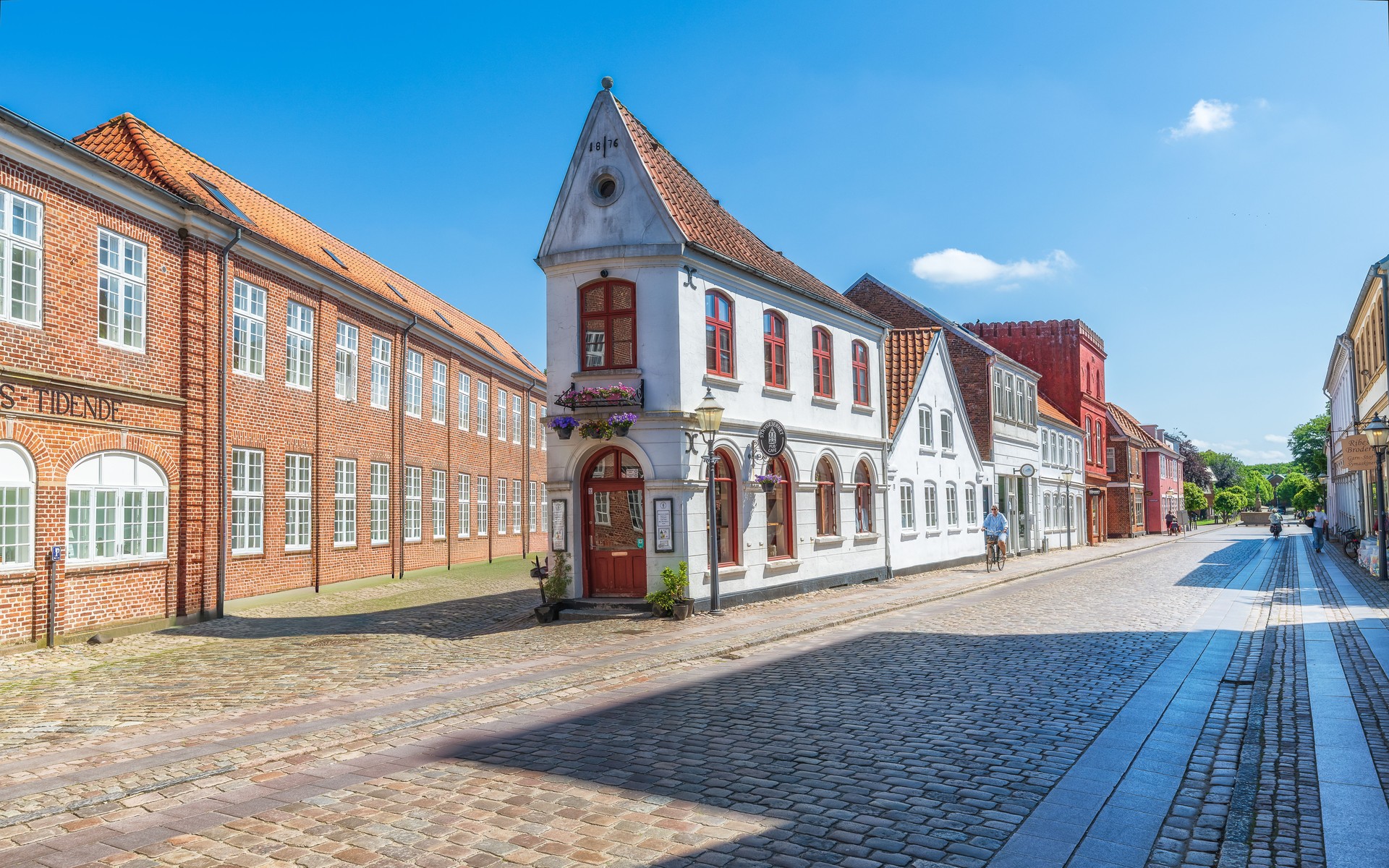 A photograph of Odense, Denmark.