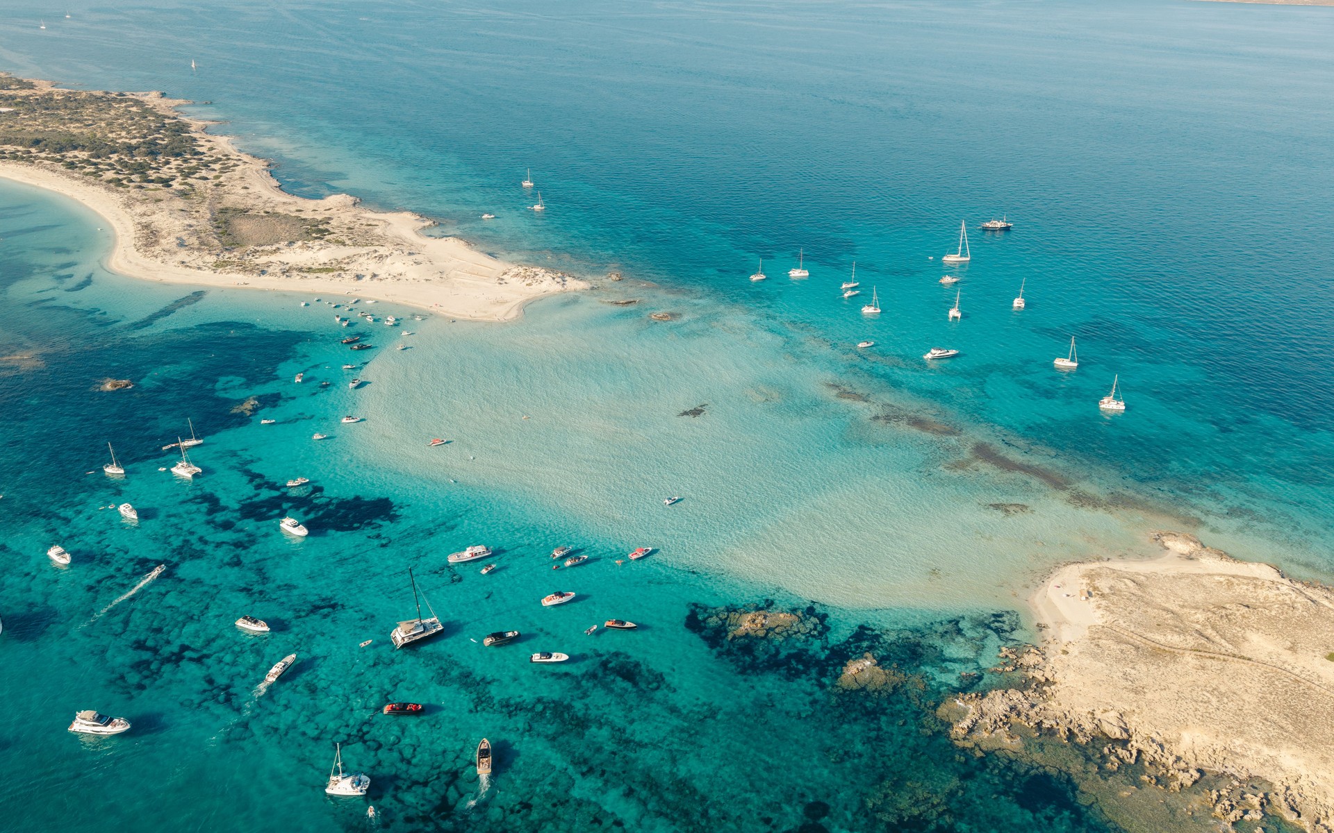 A photograph of Formentera, Spain.