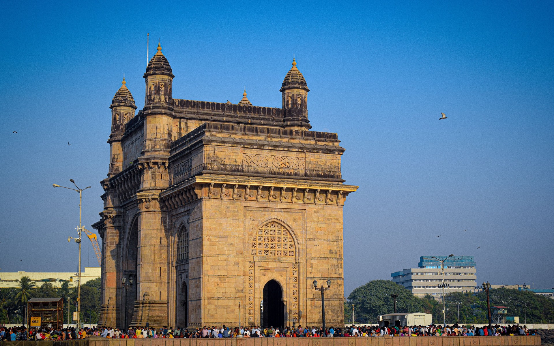 A photograph of Mumbai Cruise Gateway, India.