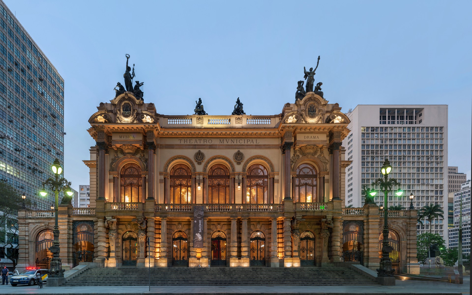 A photograph of São Paulo, Brazil.