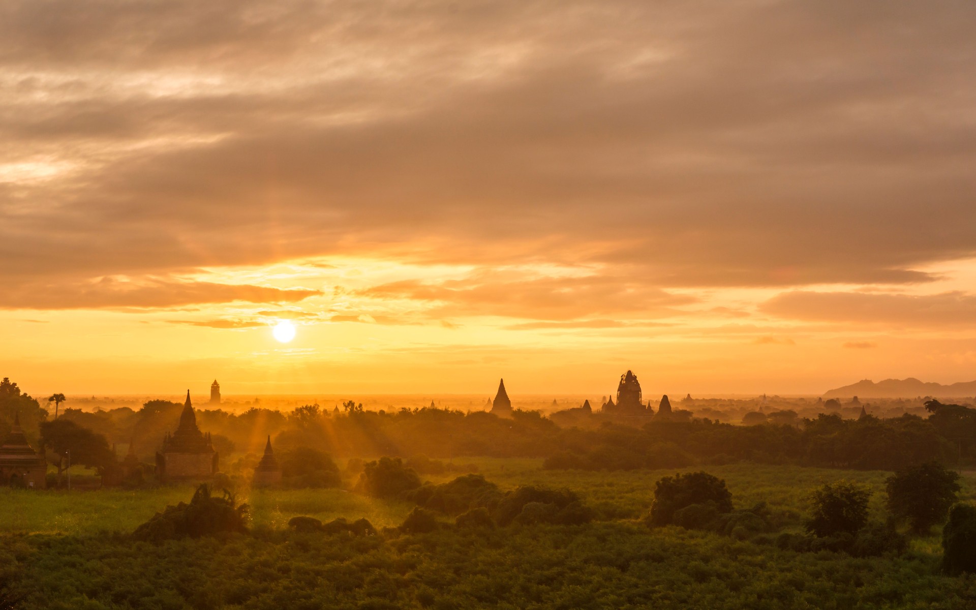 A photograph of Bagan, Myanmar.