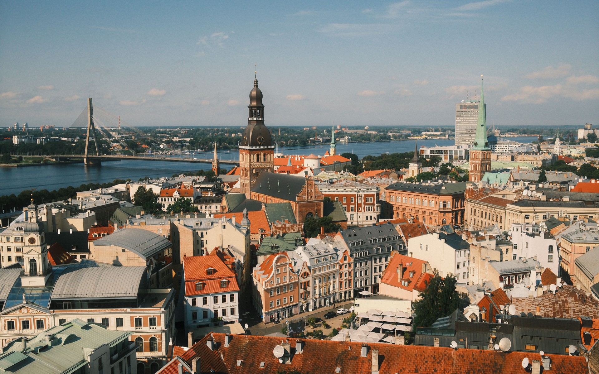 A photograph of Riga, Latvia.