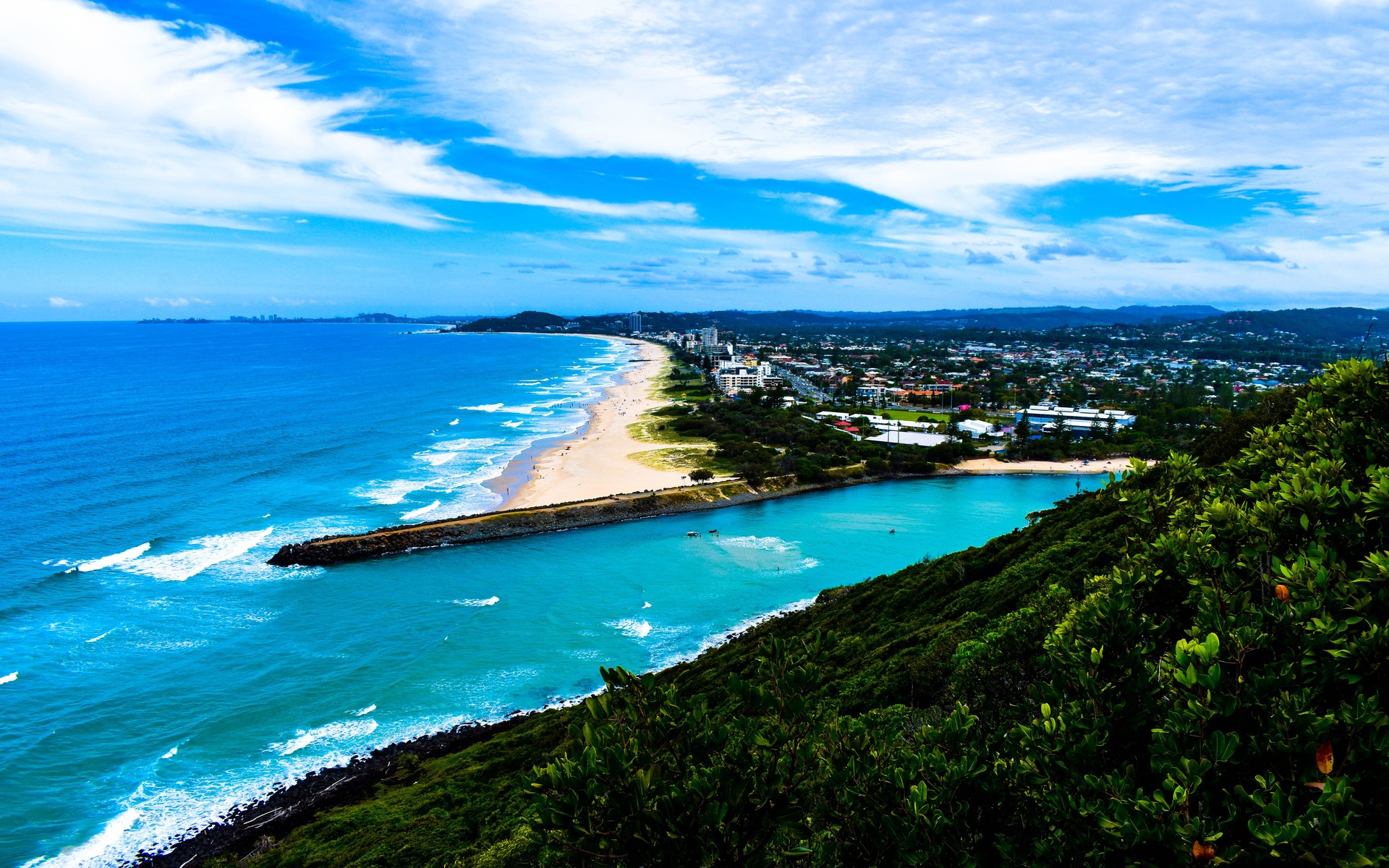 A photograph of Coffs Harbour, Australia.