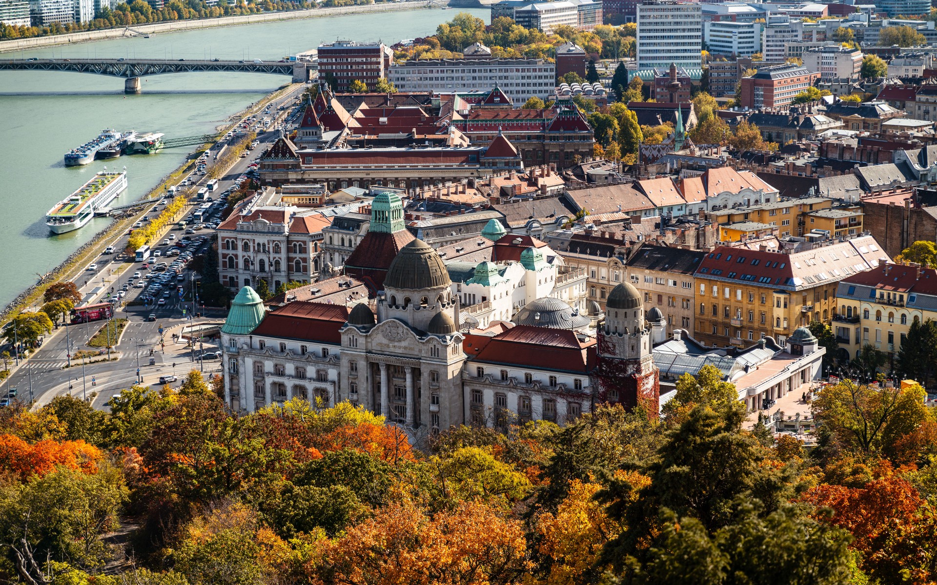 A photograph of Budapest Thermal Baths, Hungary.