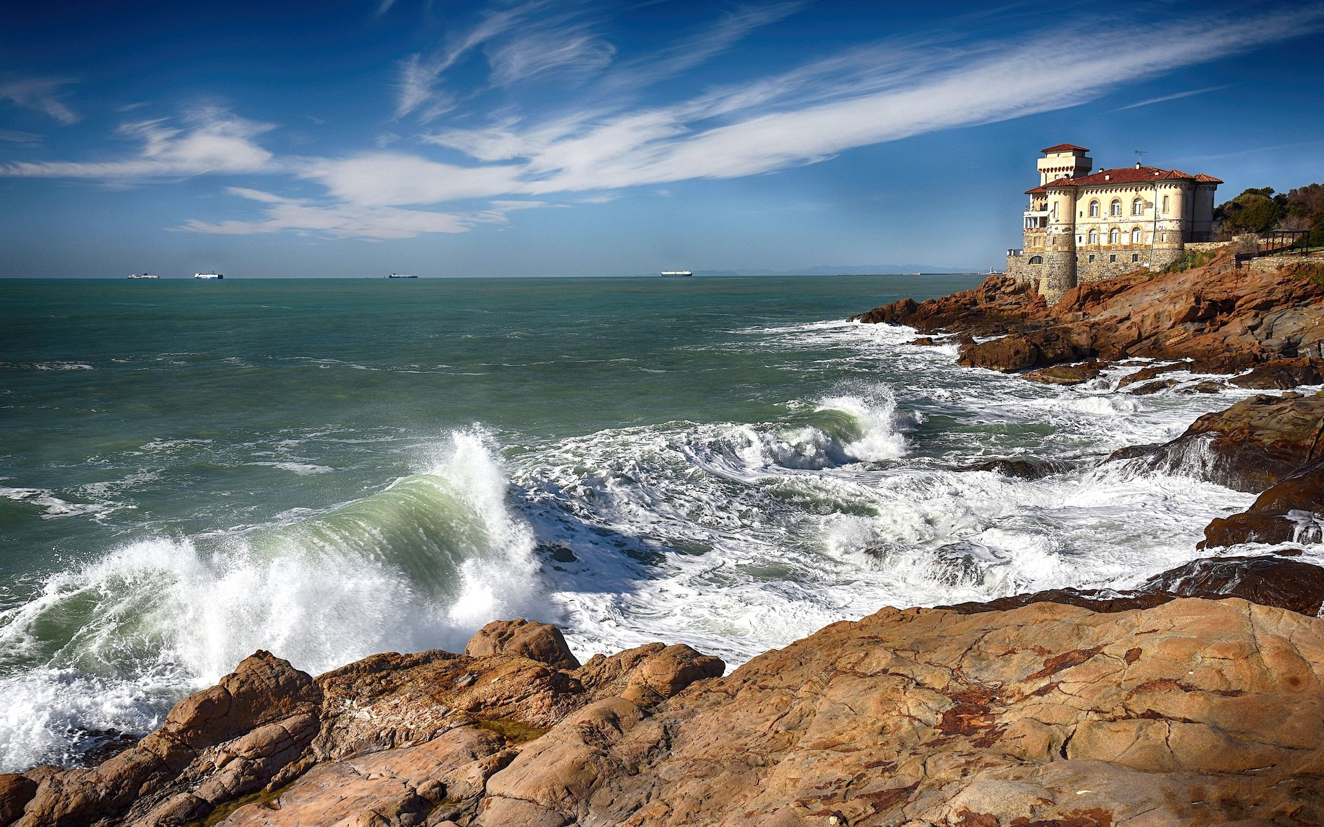 A photograph of Livorno & the Florence Port Region, Italy.